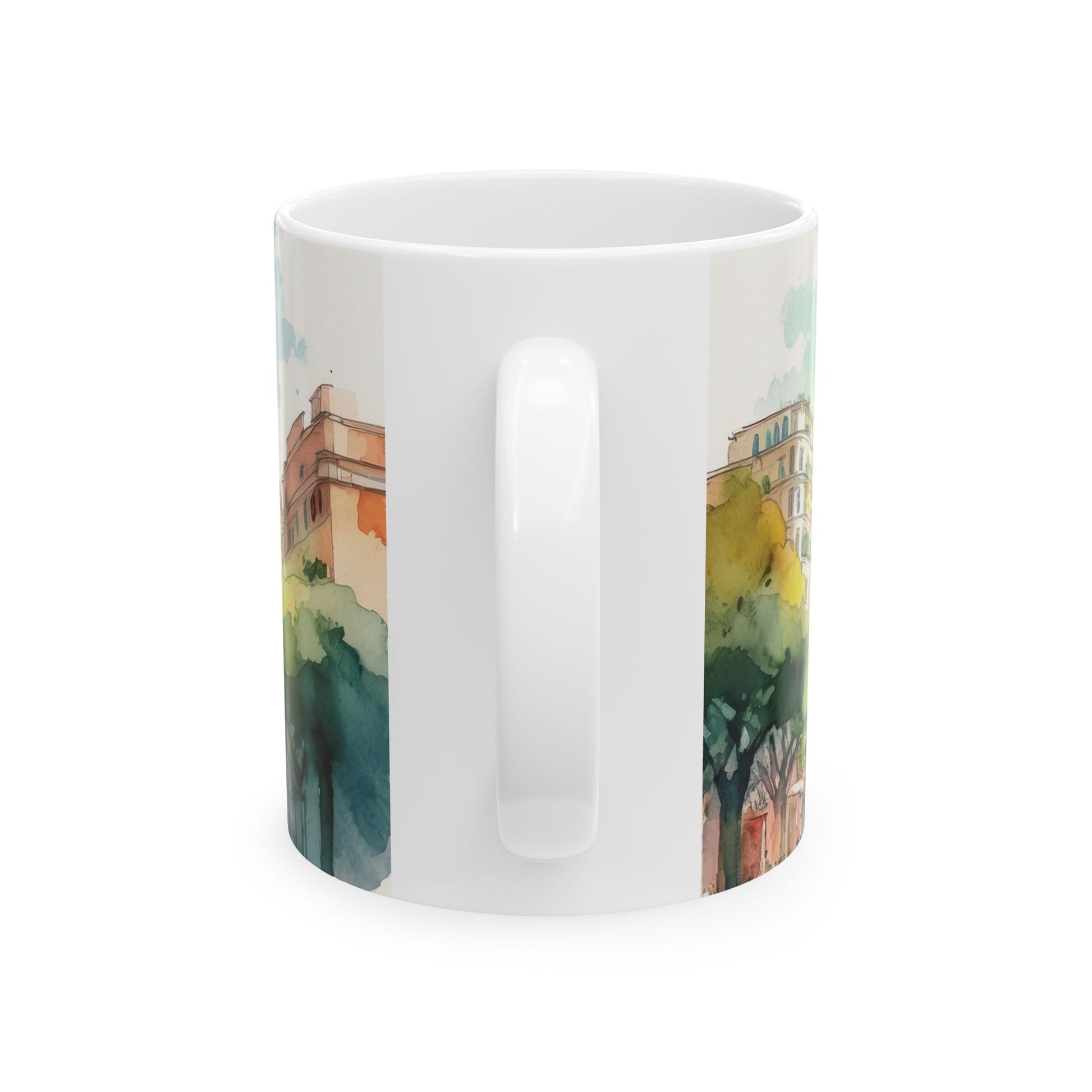 Ceramic Mug – Barcelona Cityscape