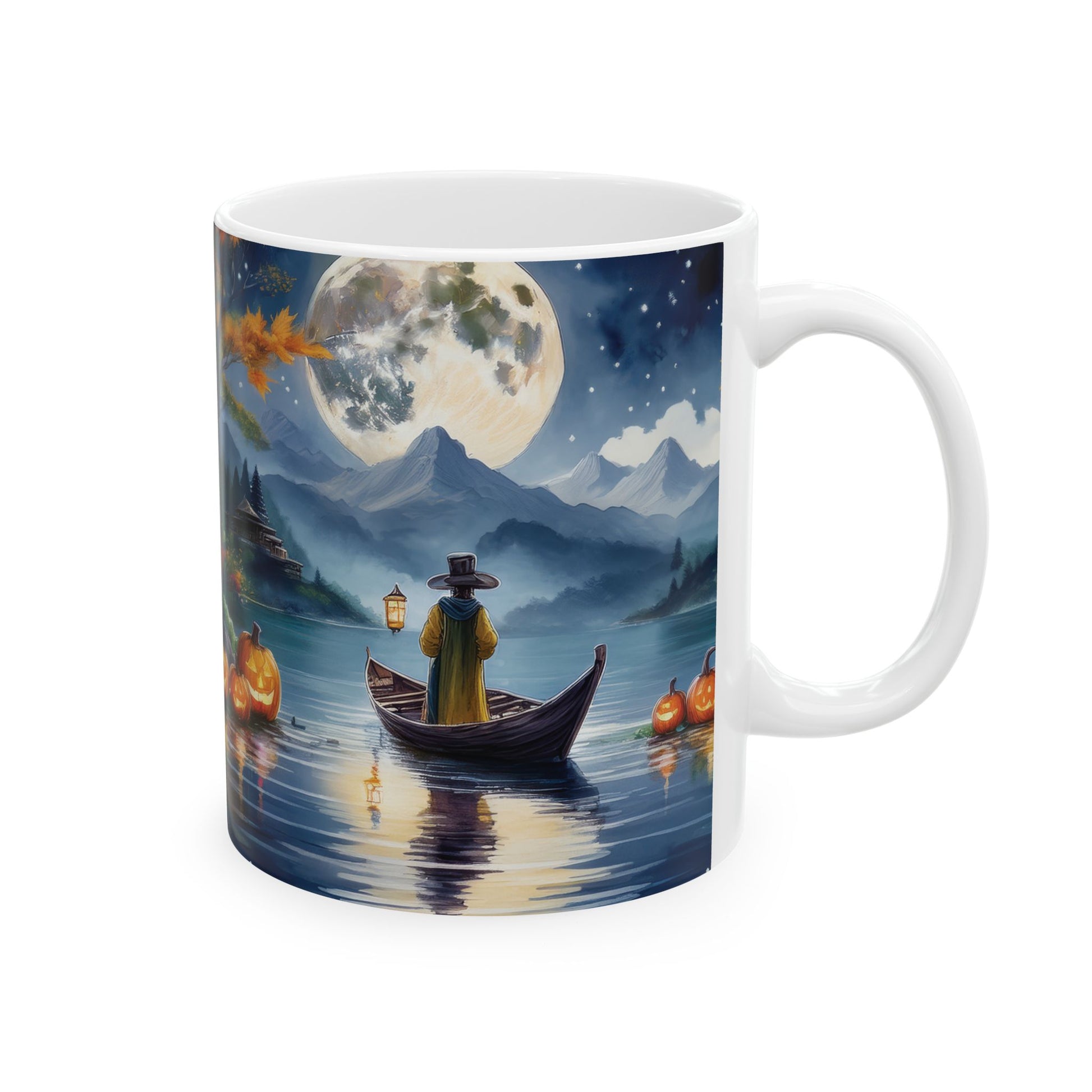 Ceramic Mug – Como Lake Fall Night
