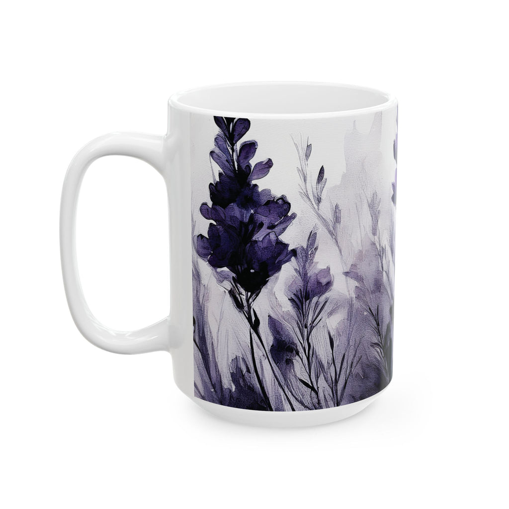 Ceramic Mug – Lavender Blooms