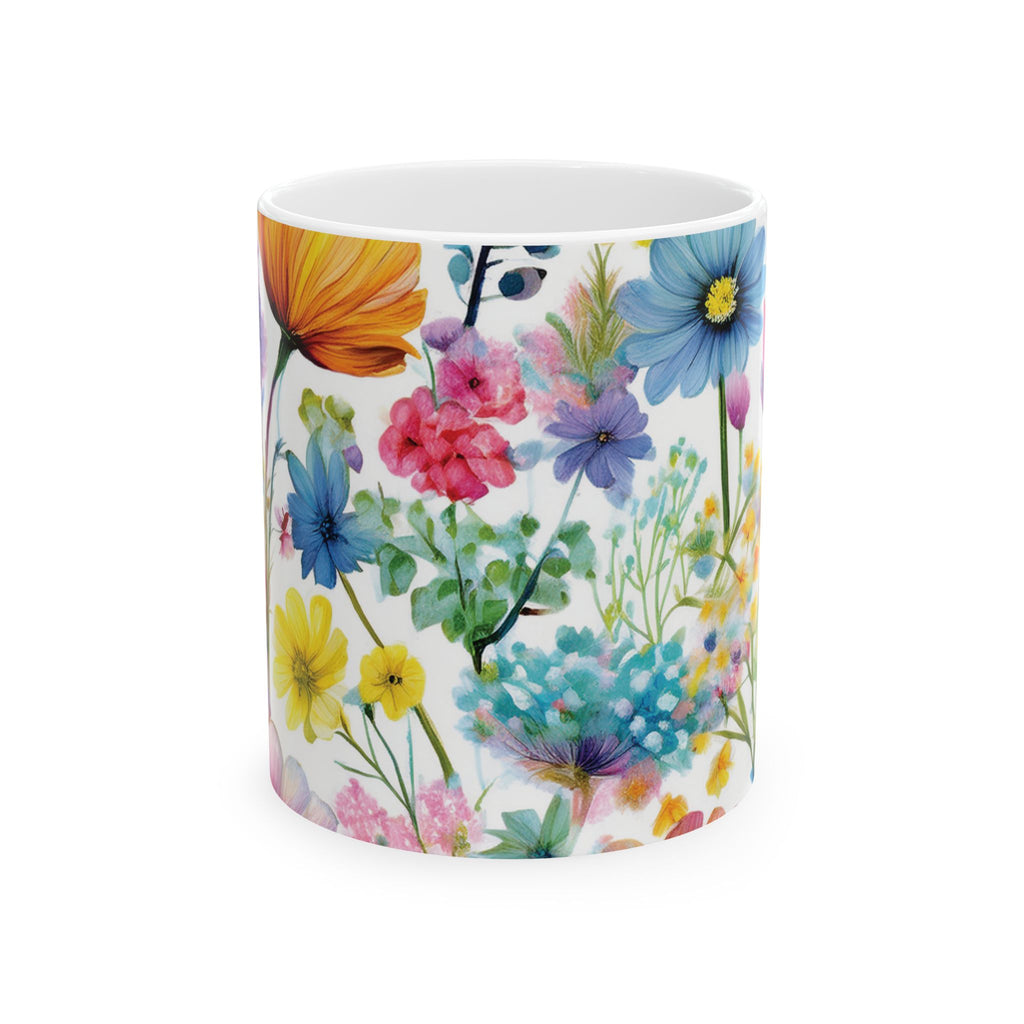 Ceramic Mug – Colorful Wildflowers