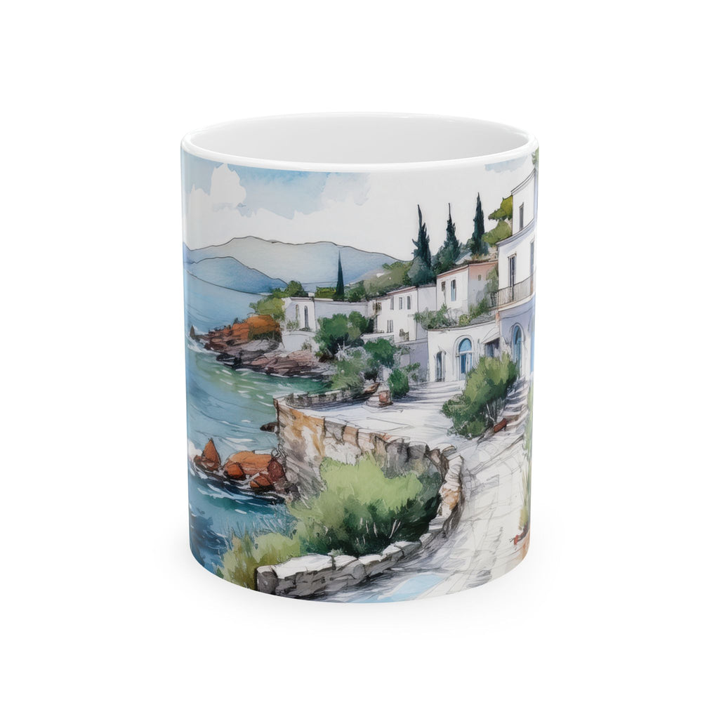 Ceramic Mug – Mediterranean Villa