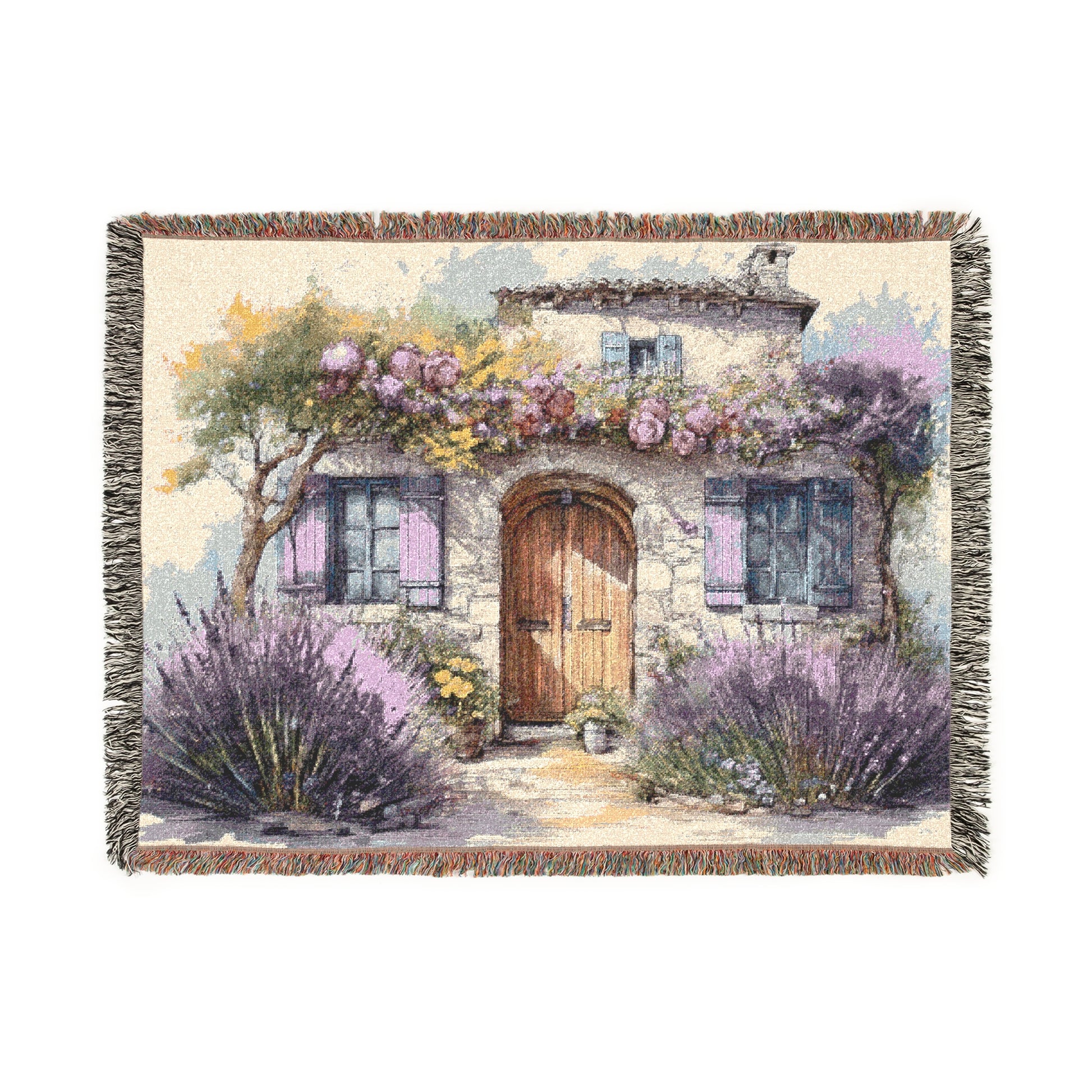 Woven Blanket - French Stone Cottage