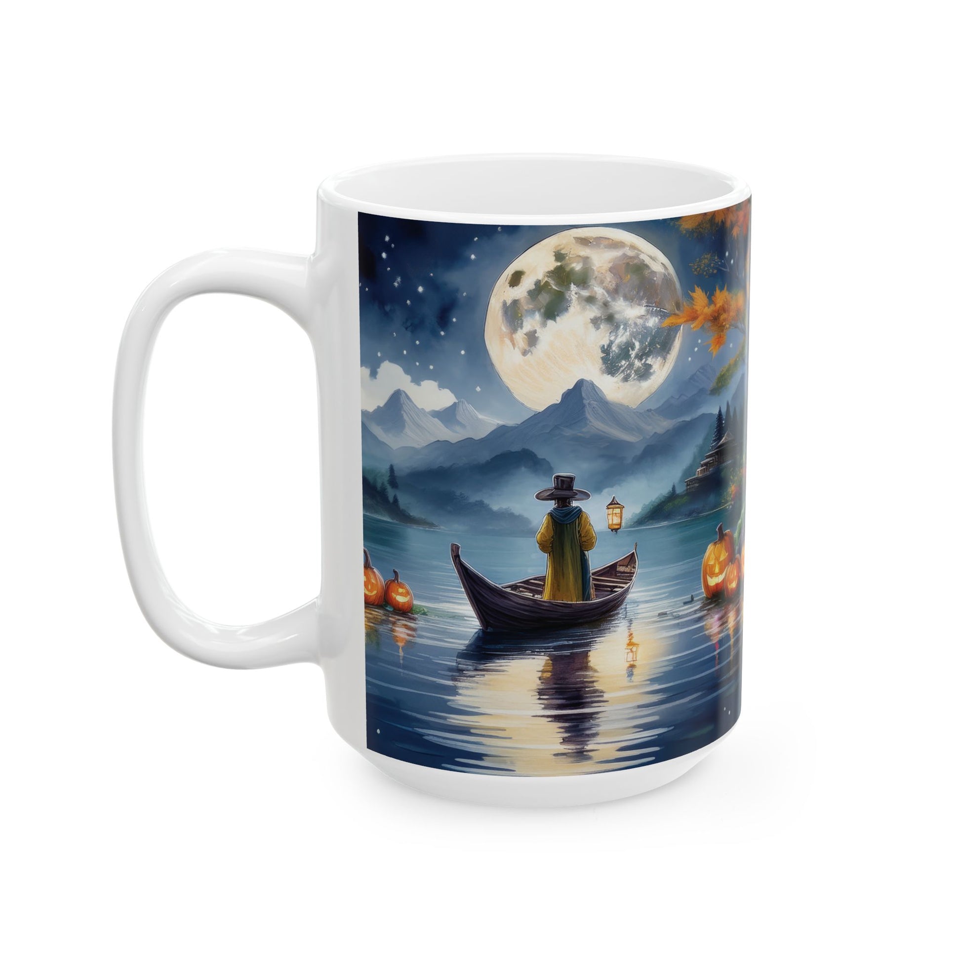 Ceramic Mug – Como Lake Fall Night