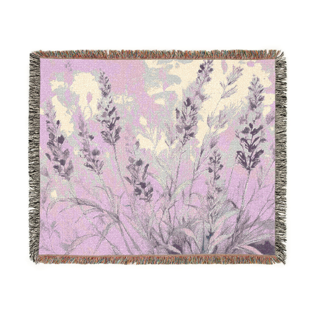 Woven Blanket – Lavender Field