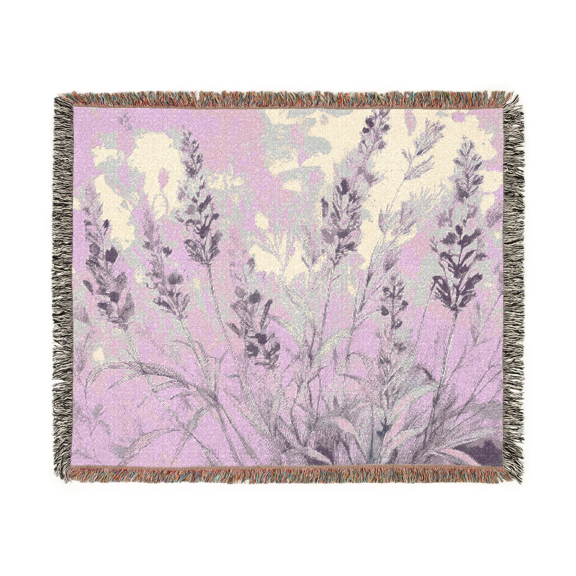 Woven Blanket – Lavender Field