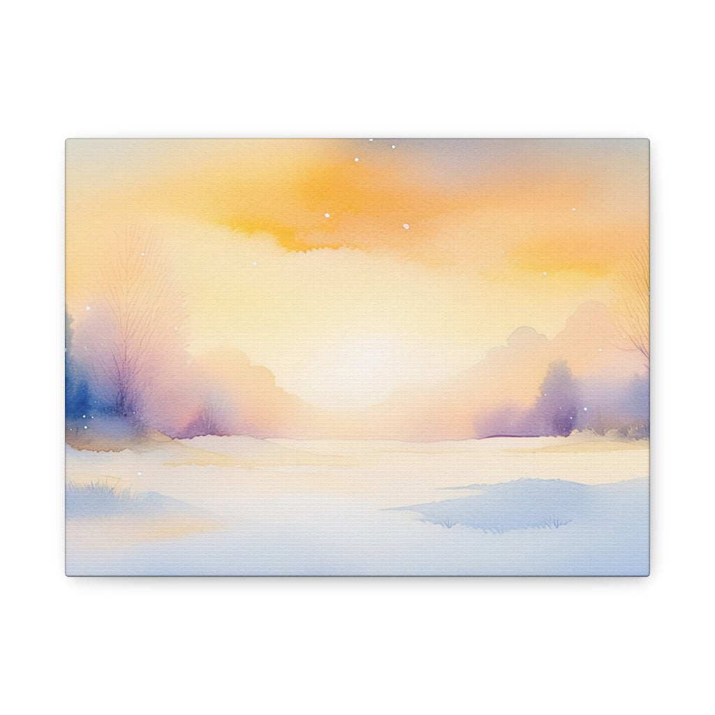 Canvas Wall Art – Winter Glow Beauty