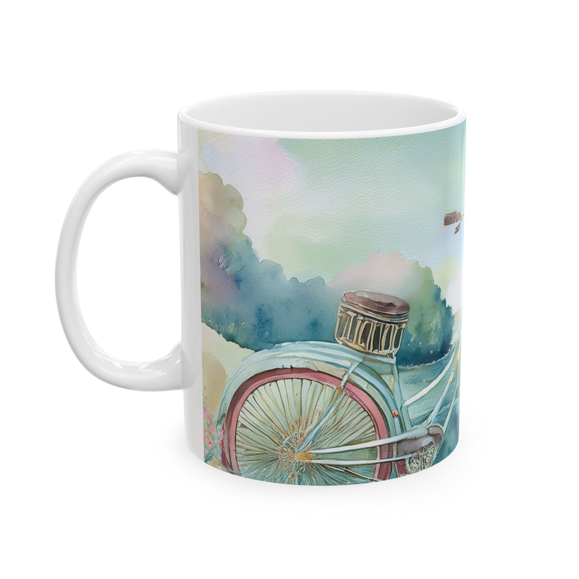 Ceramic Mug - Countryside & Bicycle