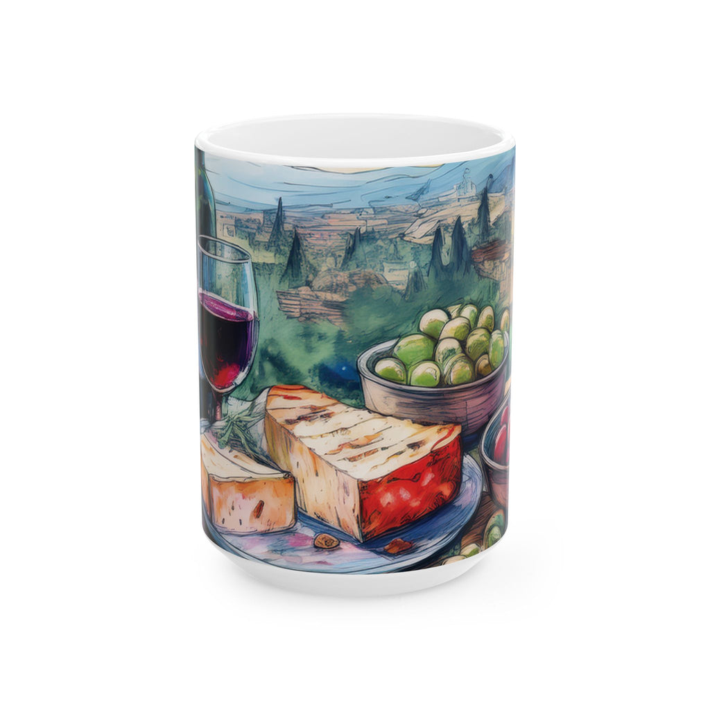 Ceramic Mug- Mediterranean Table