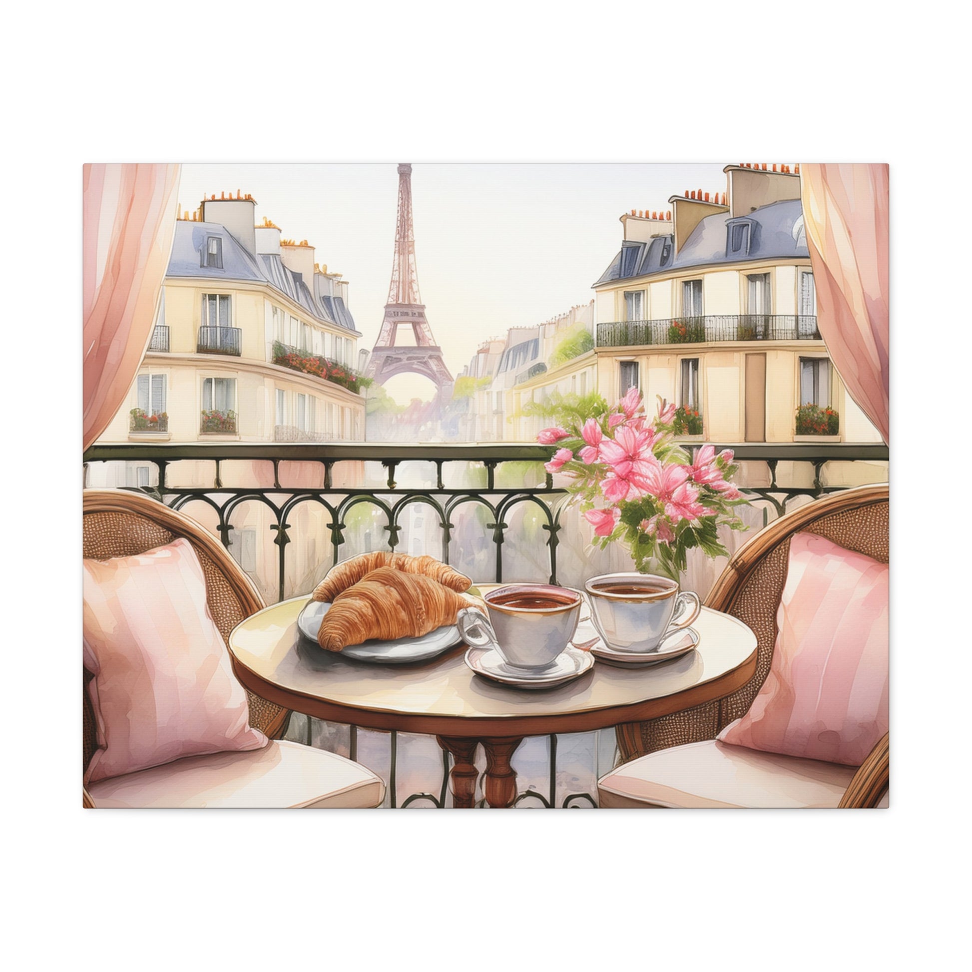 Canvas Wall Art –Breakfast in Paris