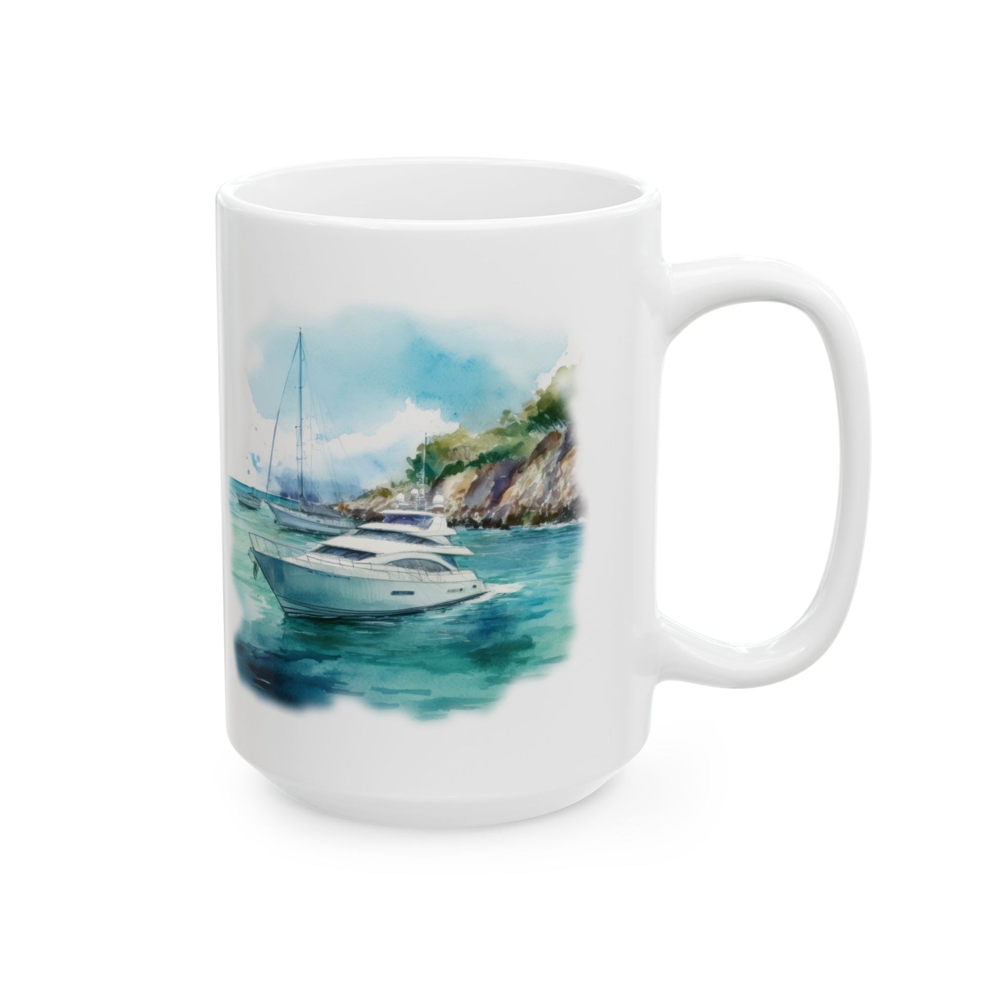 Ceramic Mug – Yacht by the Coast