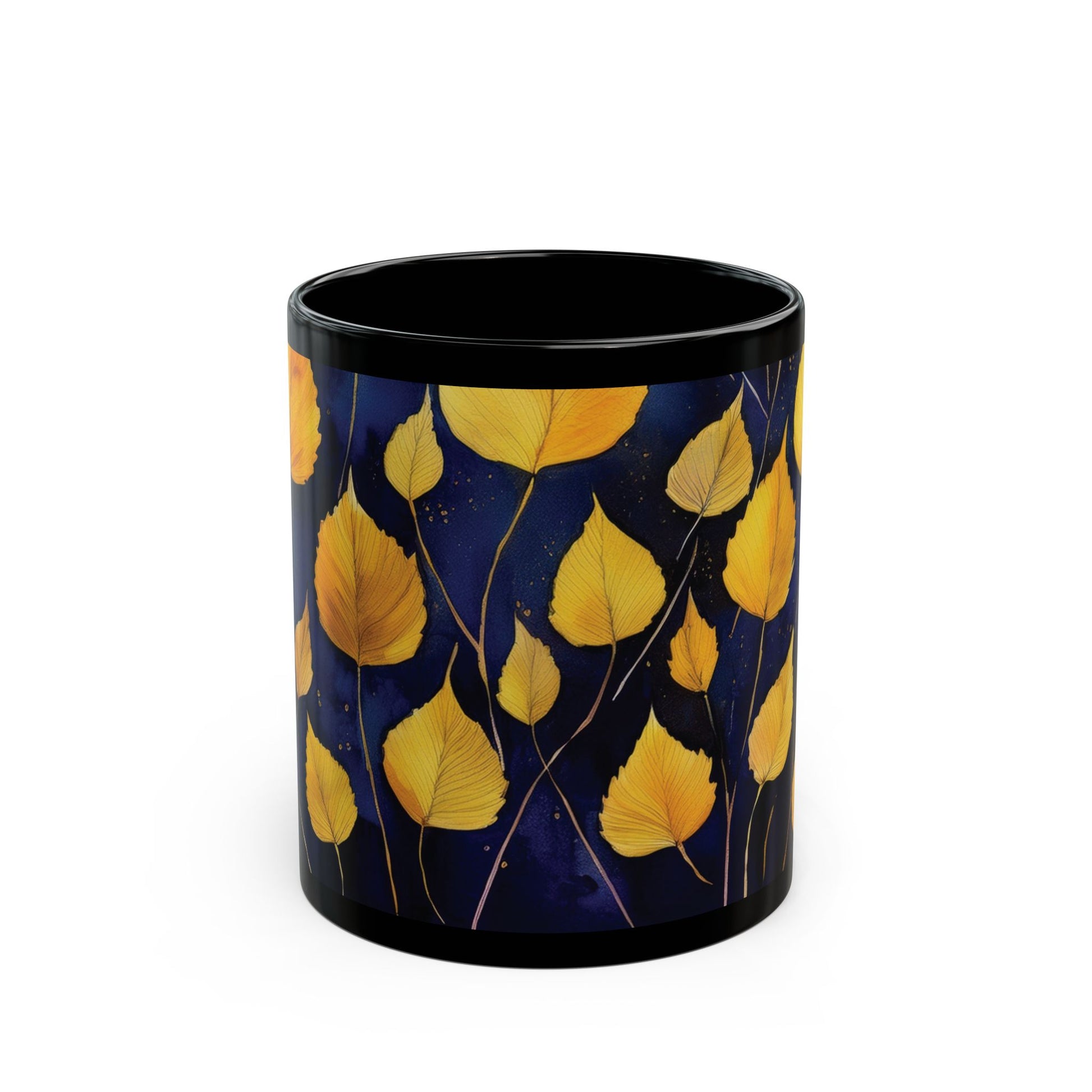 Ceramic Mug – Aspen Leaves