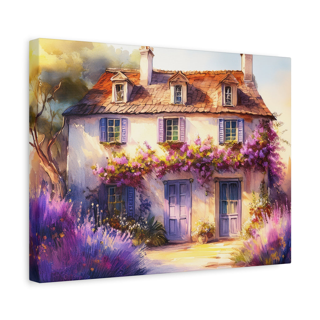 Canvas Wall Art - Provence Summer Cottage