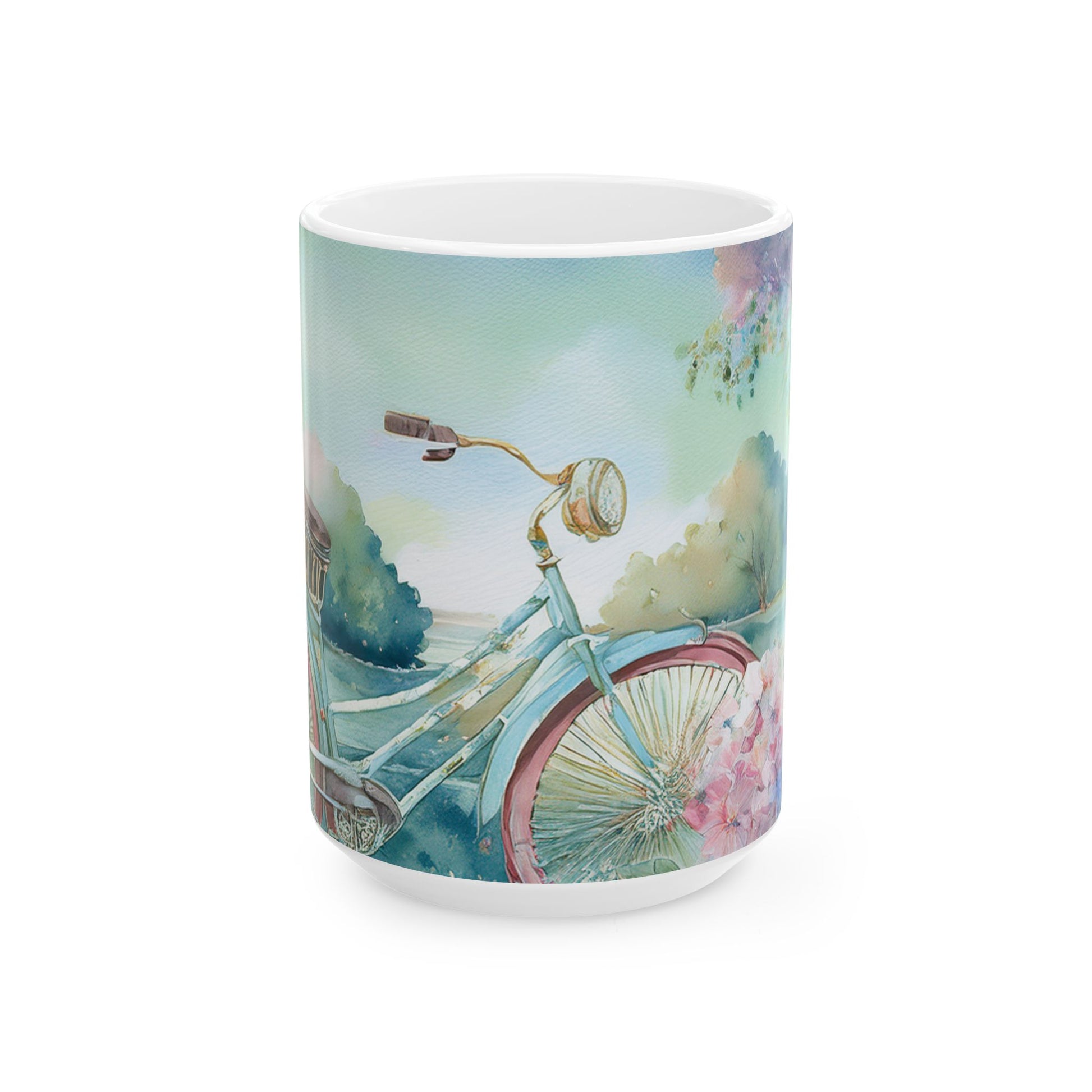 Ceramic Mug - Countryside & Bicycle