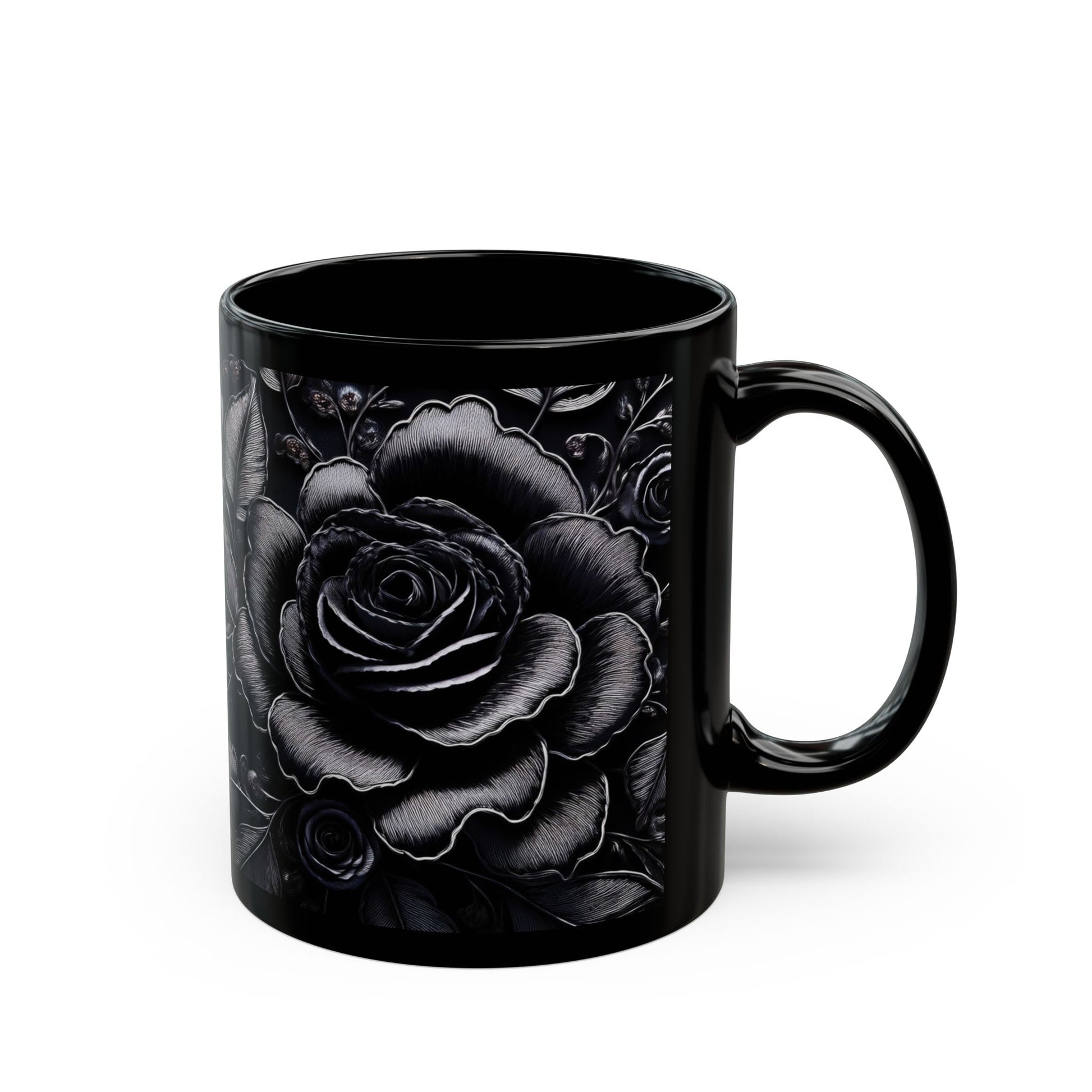 Mug - Midnight Elegance Rose