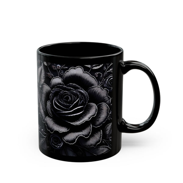Mug - Midnight Elegance Rose