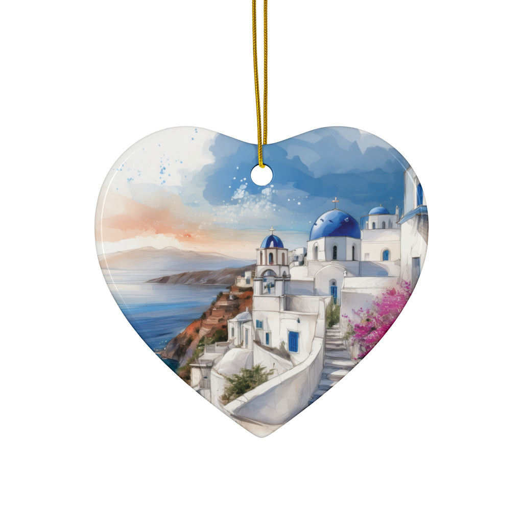 Ceramic Ornament – Coastal Village