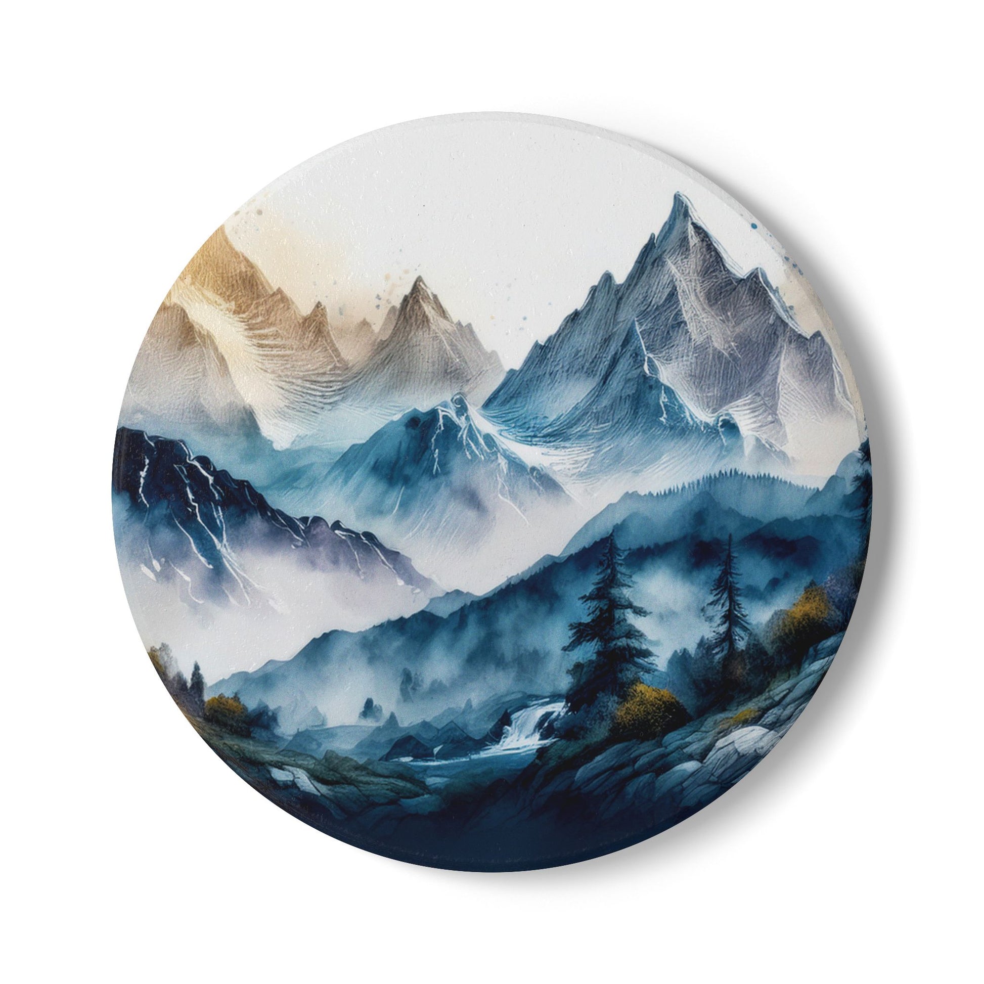 home decor with scenic mountains view design