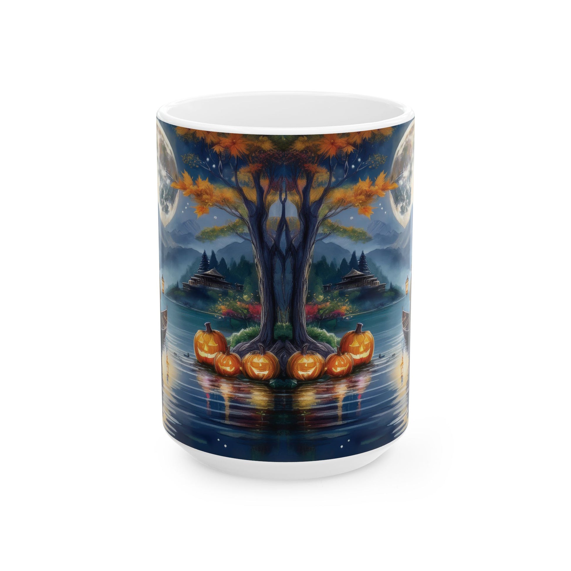 Ceramic Mug – Como Lake Fall Night