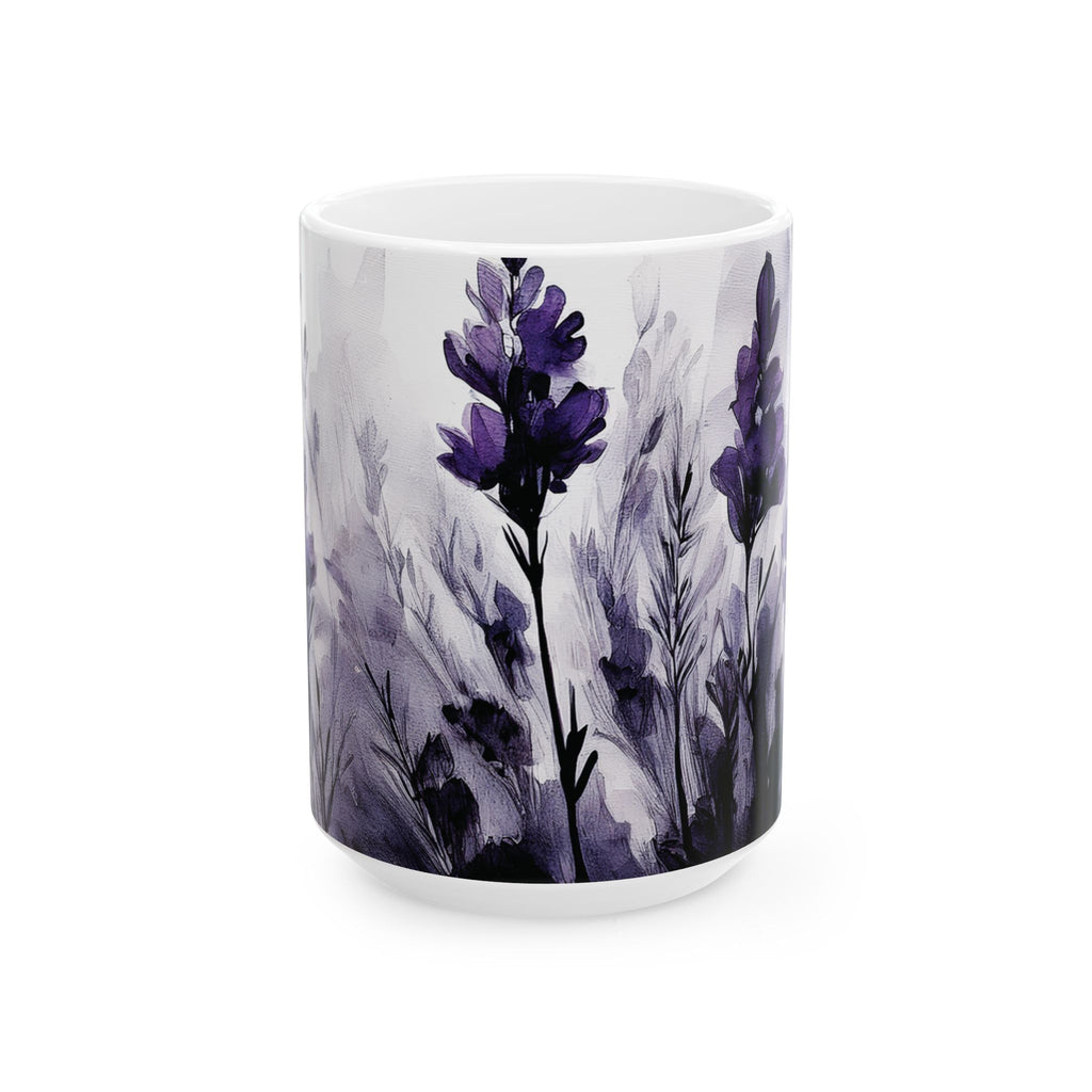 Ceramic Mug – Lavender Blooms