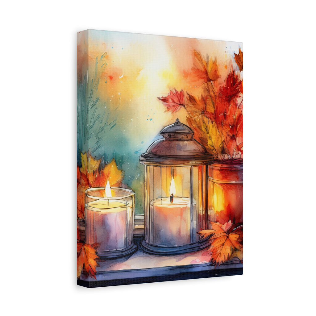 Canvas Wall Art - Candlelight Lantern
