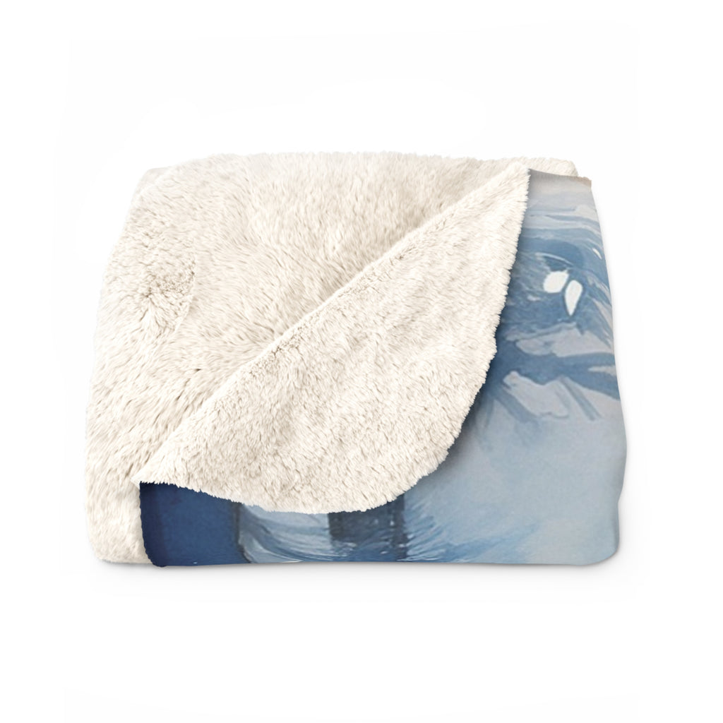 soft sherpa fleece blanket, warm cozy throw for couch or bedroom, thoughtful anniversary gift ideas for home décor lovers kjuut design