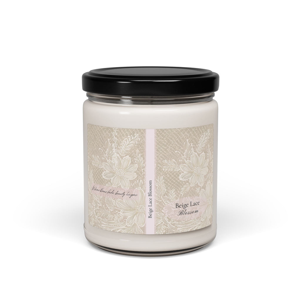 Scented candle – Scented Candle - Beige Lace Blossom by Kjuut Design