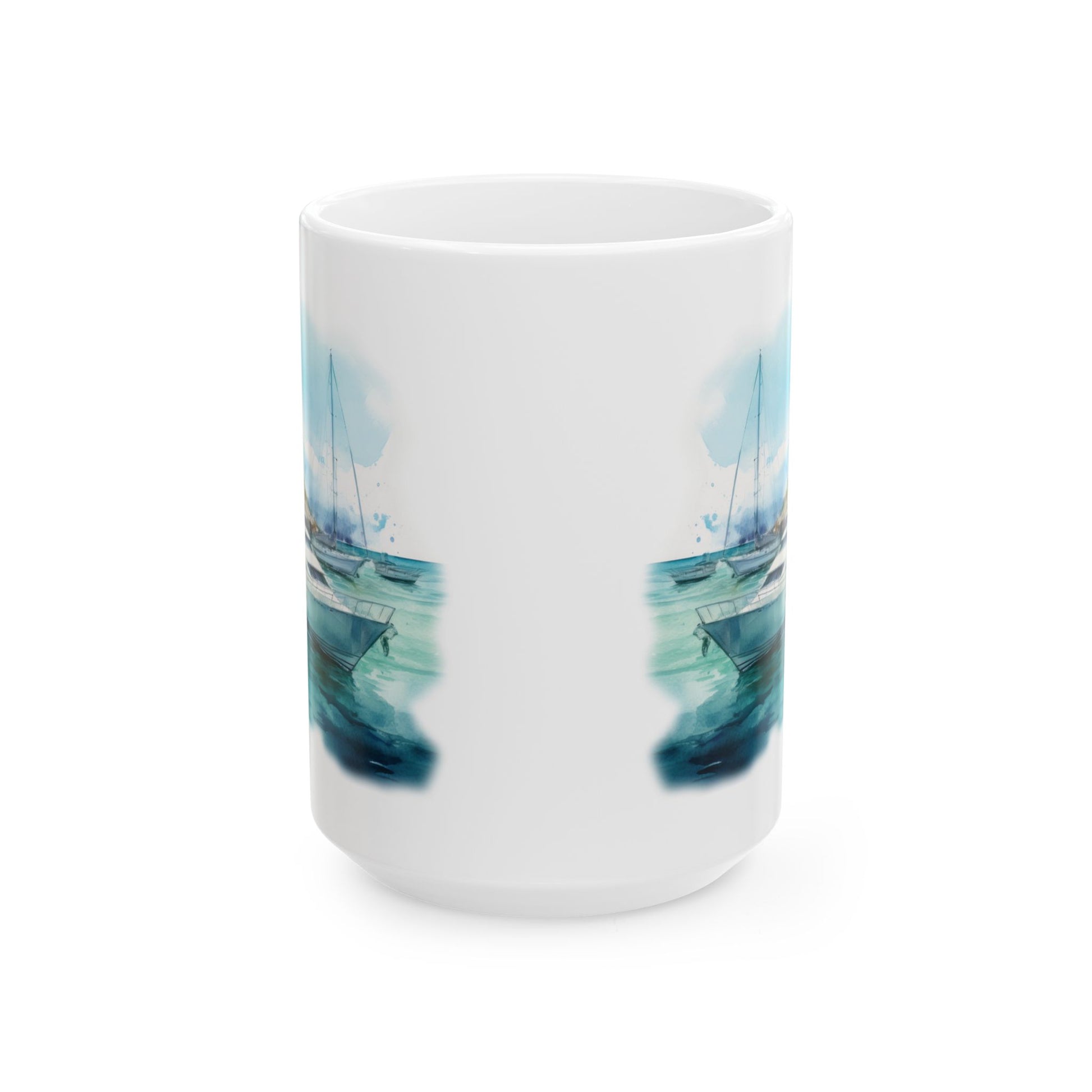 Ceramic Mug – Yacht by the Coast