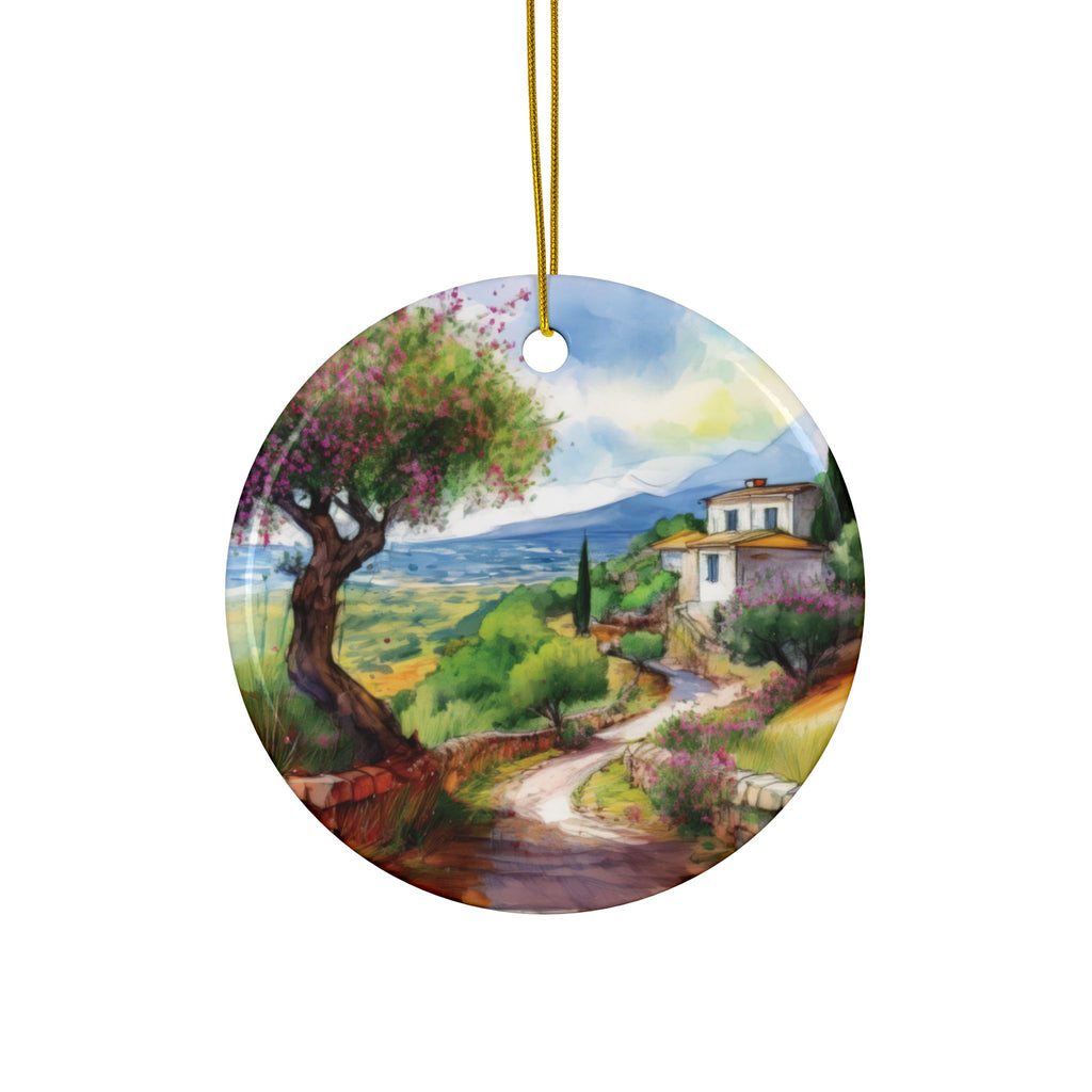 Ceramic Ornament – Mediterranean Village