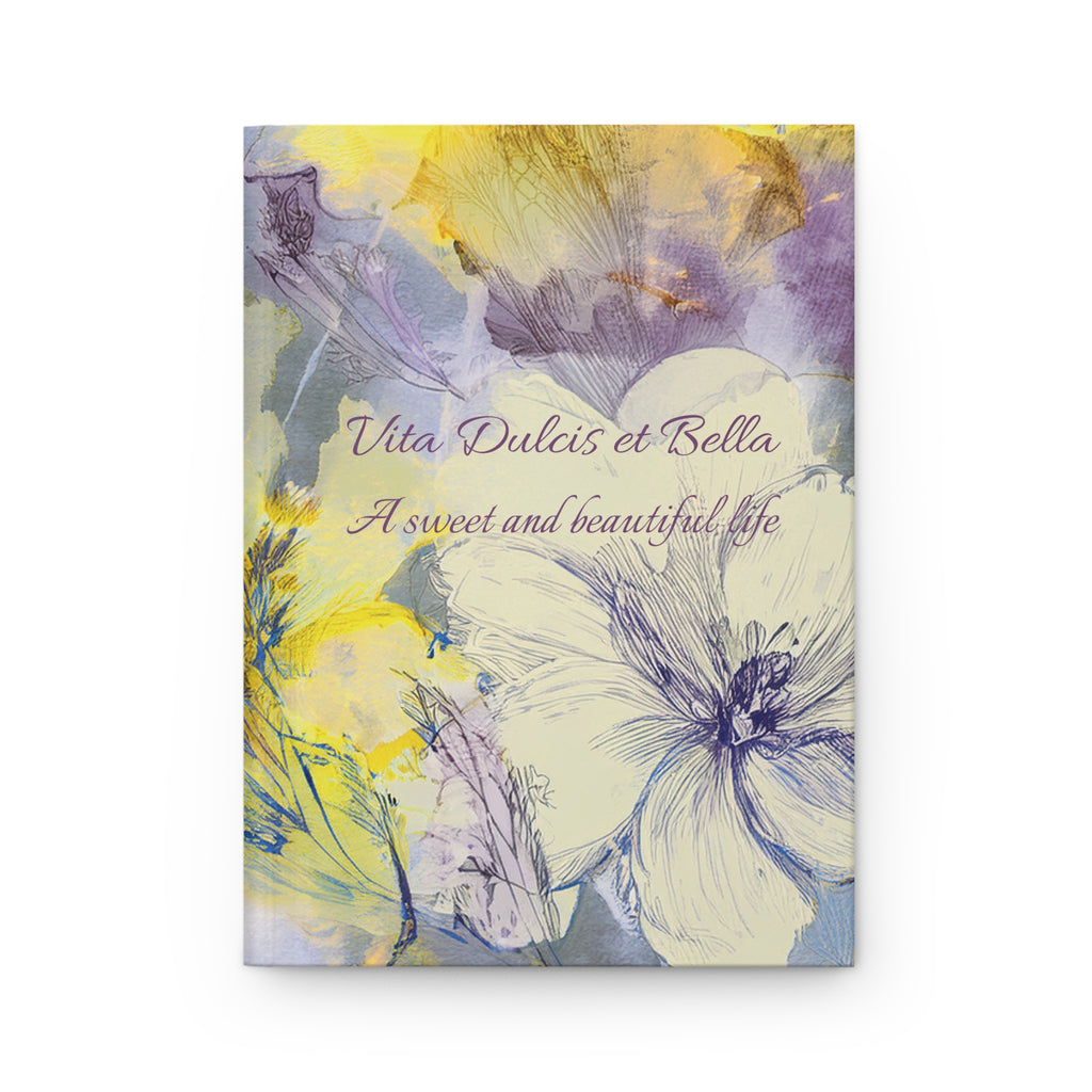Notebook - Yellow & Purple Flowers