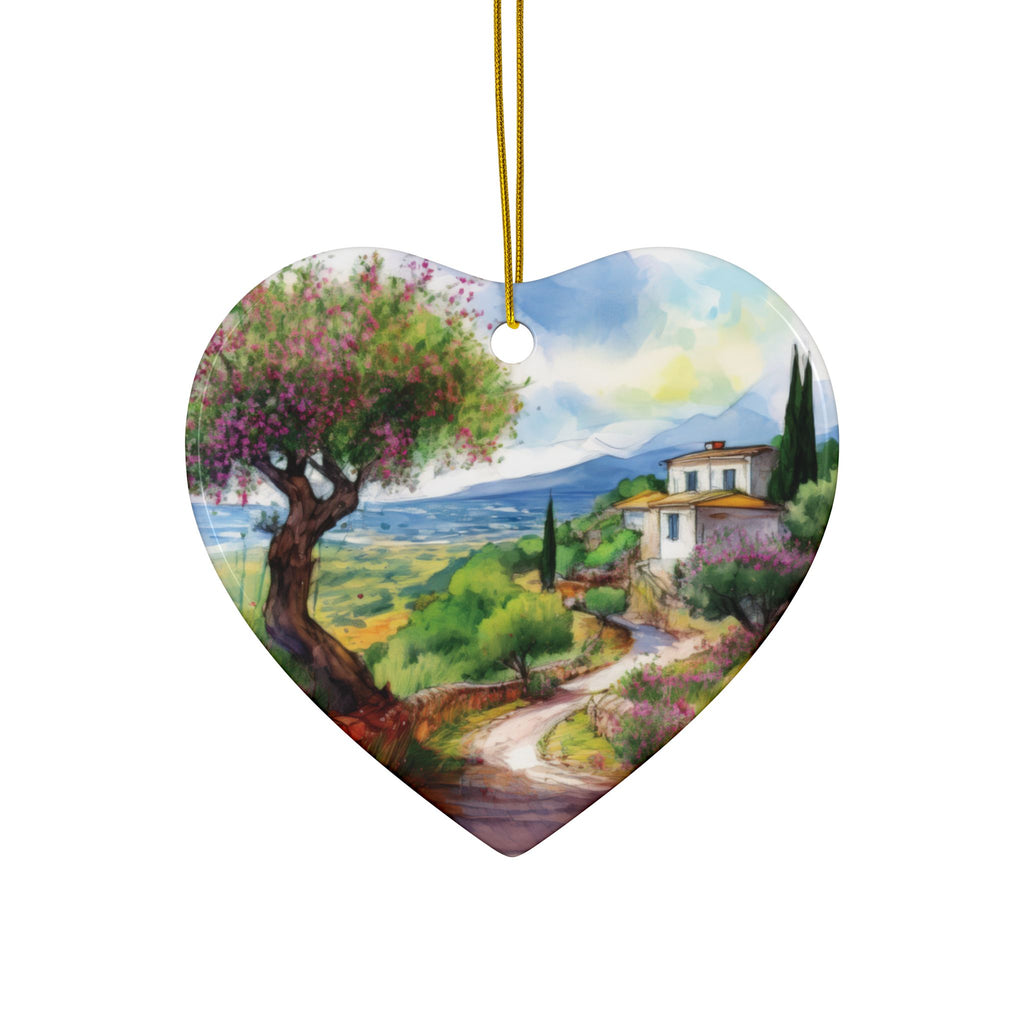 Ceramic Ornament – Mediterranean Village