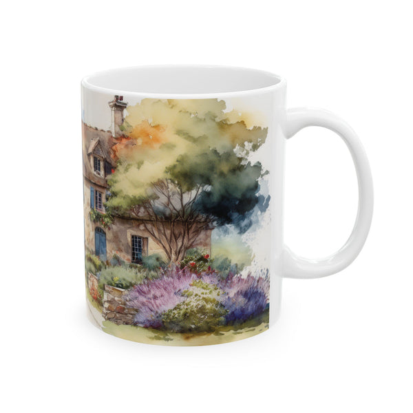 Ceramic Mug – France Countryside Cottage