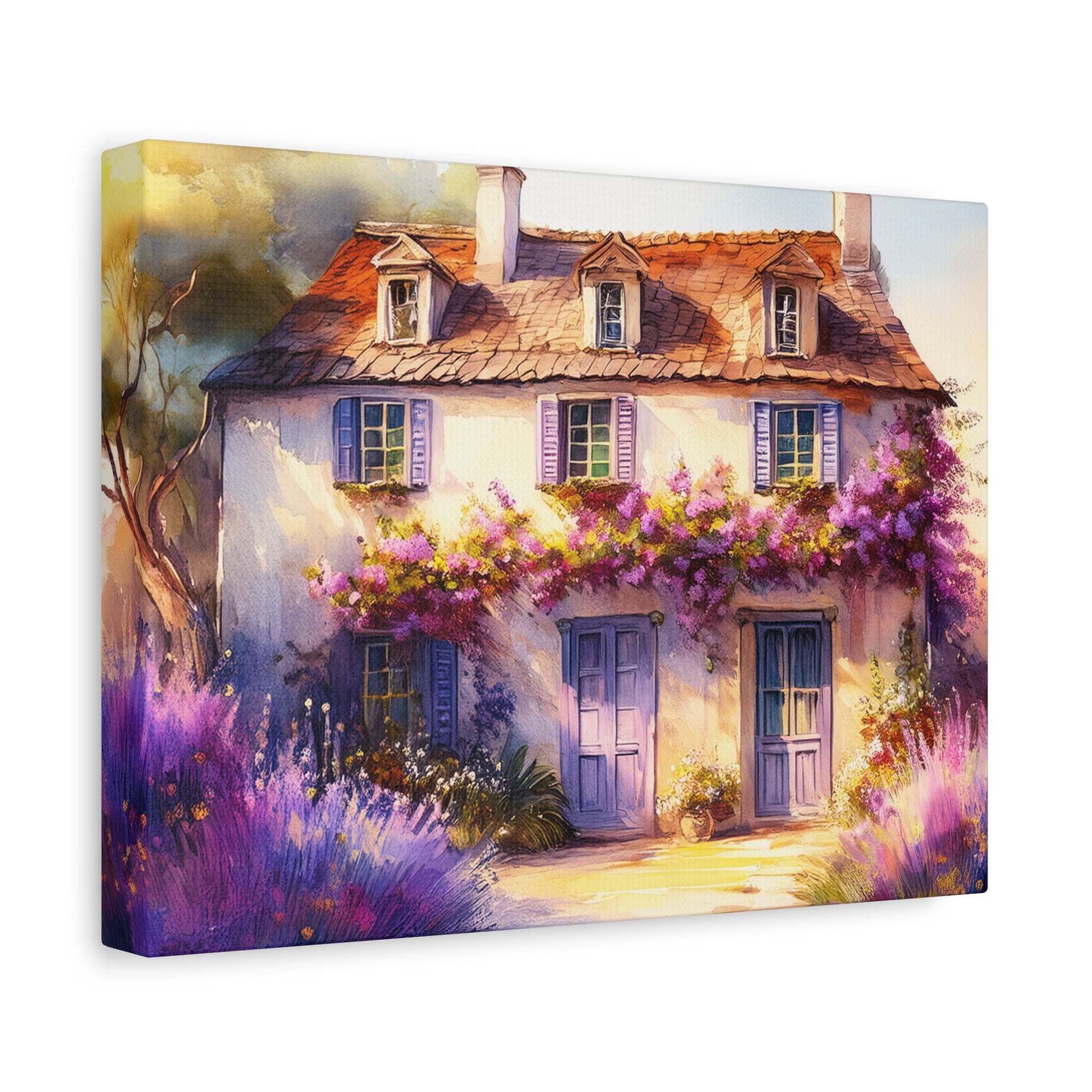 Canvas Wall Art - Provence Summer Cottage