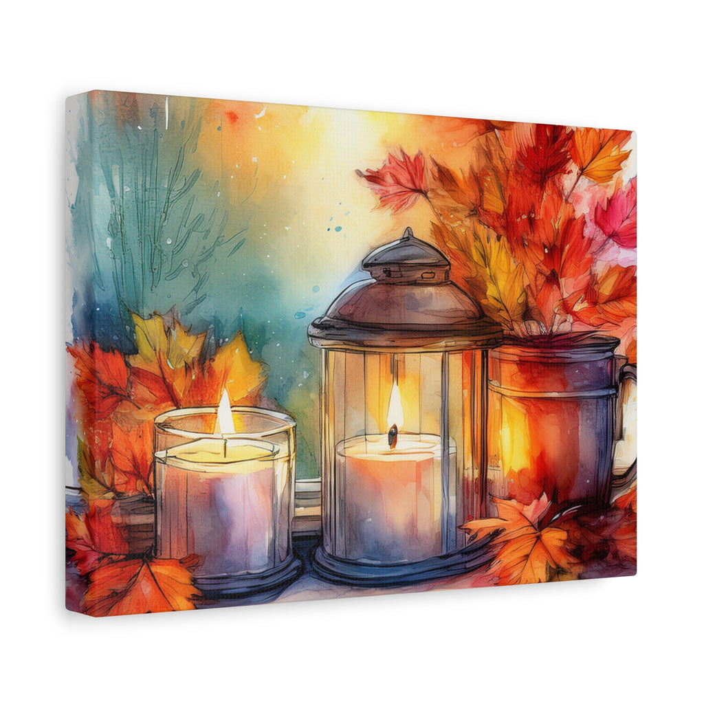 Canvas Wall Art - Candlelight Lantern