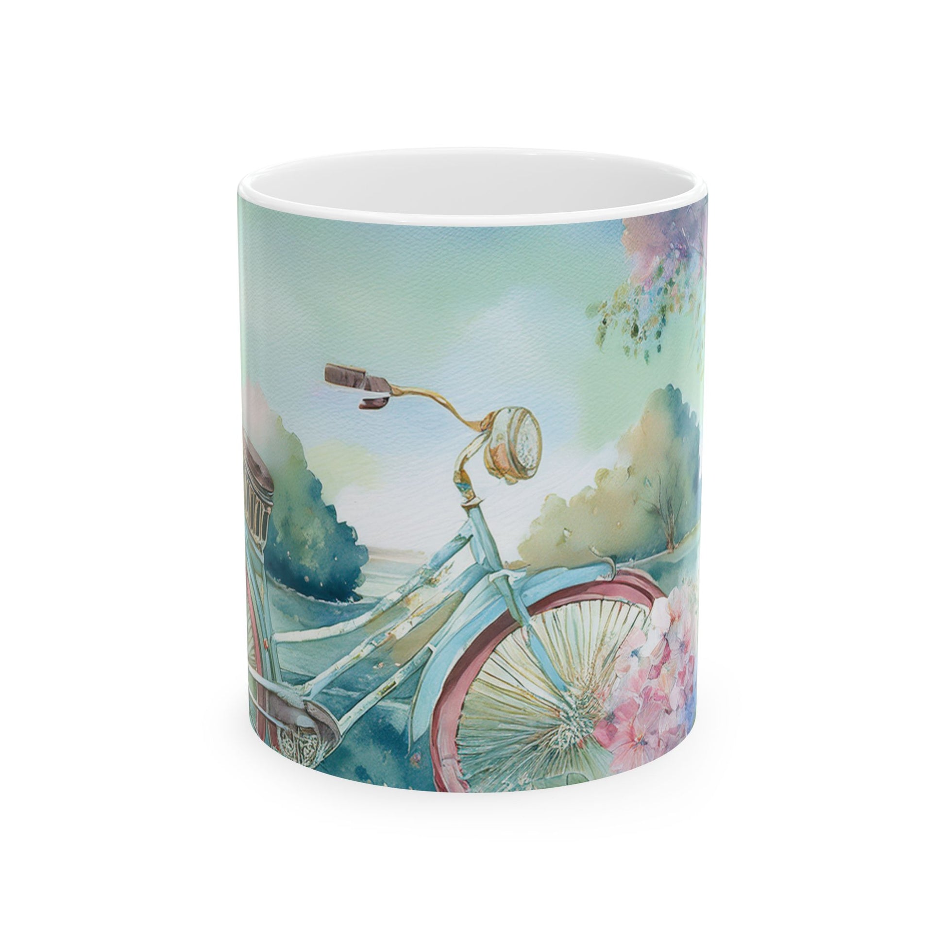Ceramic Mug - Countryside & Bicycle