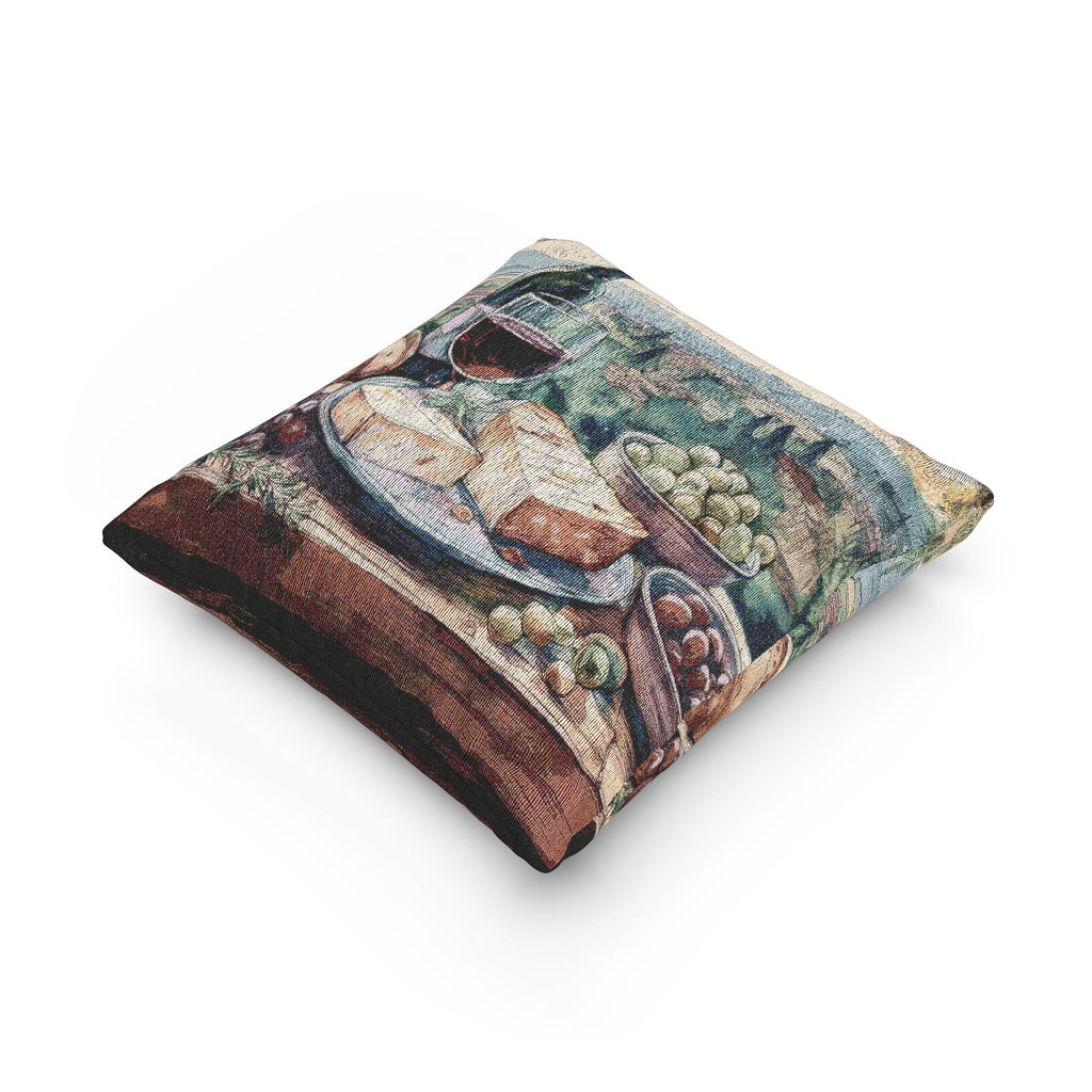 Woven Pillow – Mediterranean Table