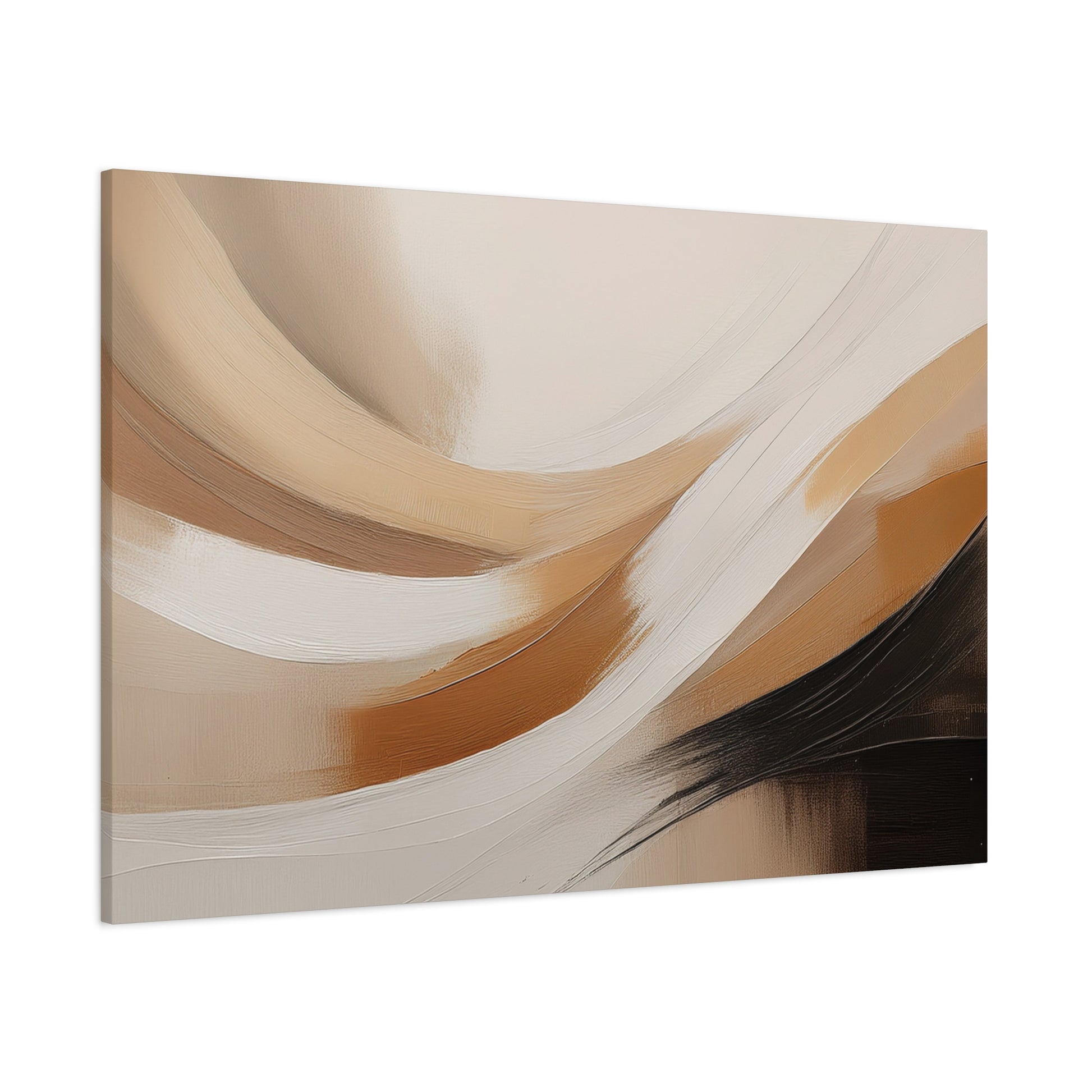 Canvas Wall Art – Serene Beige Motion