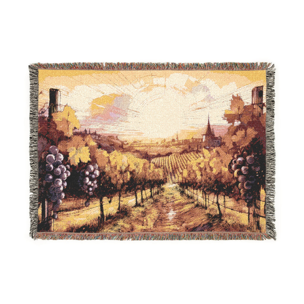 Woven Blanket – Countryside Vineyard
