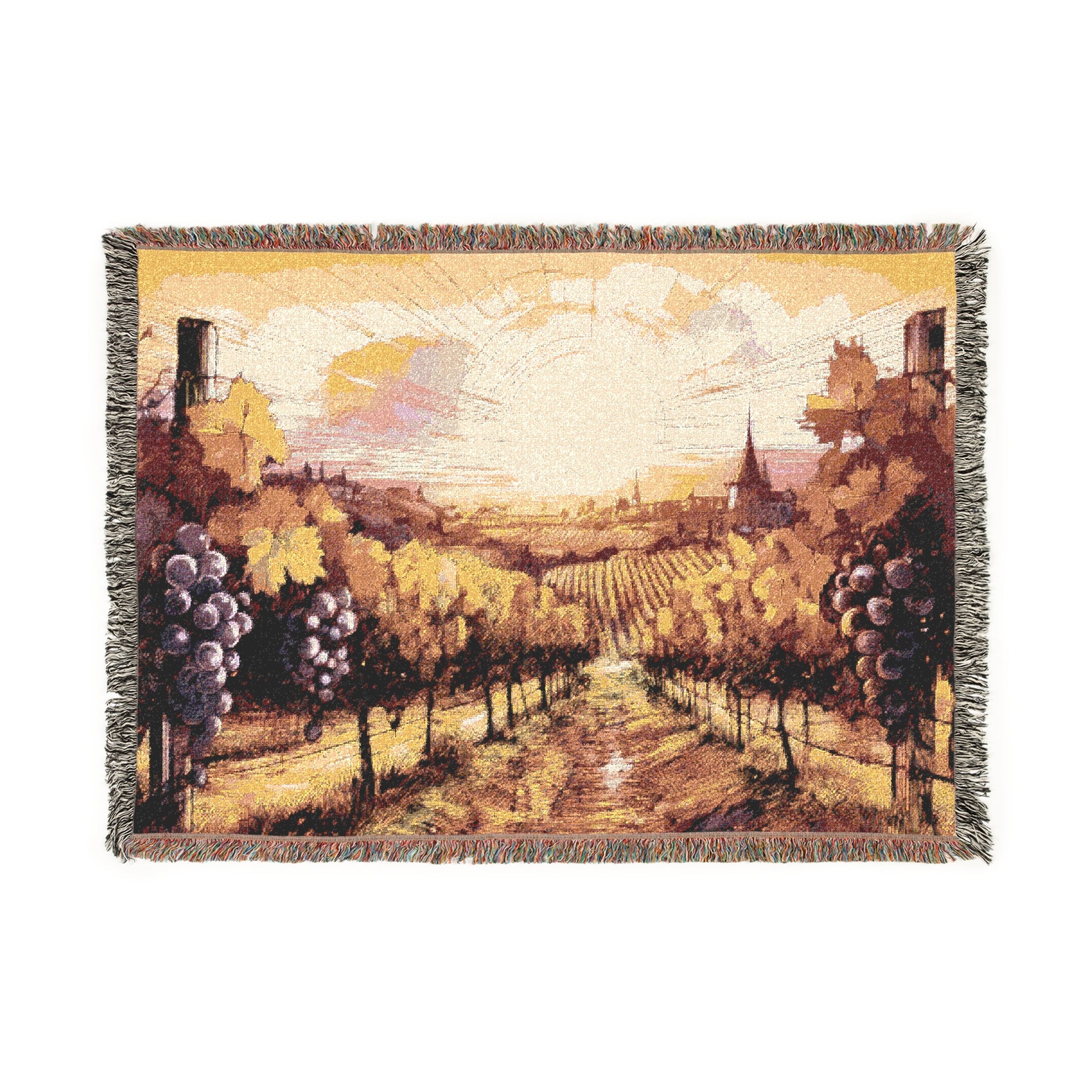 Woven Blanket – Countryside Vineyard