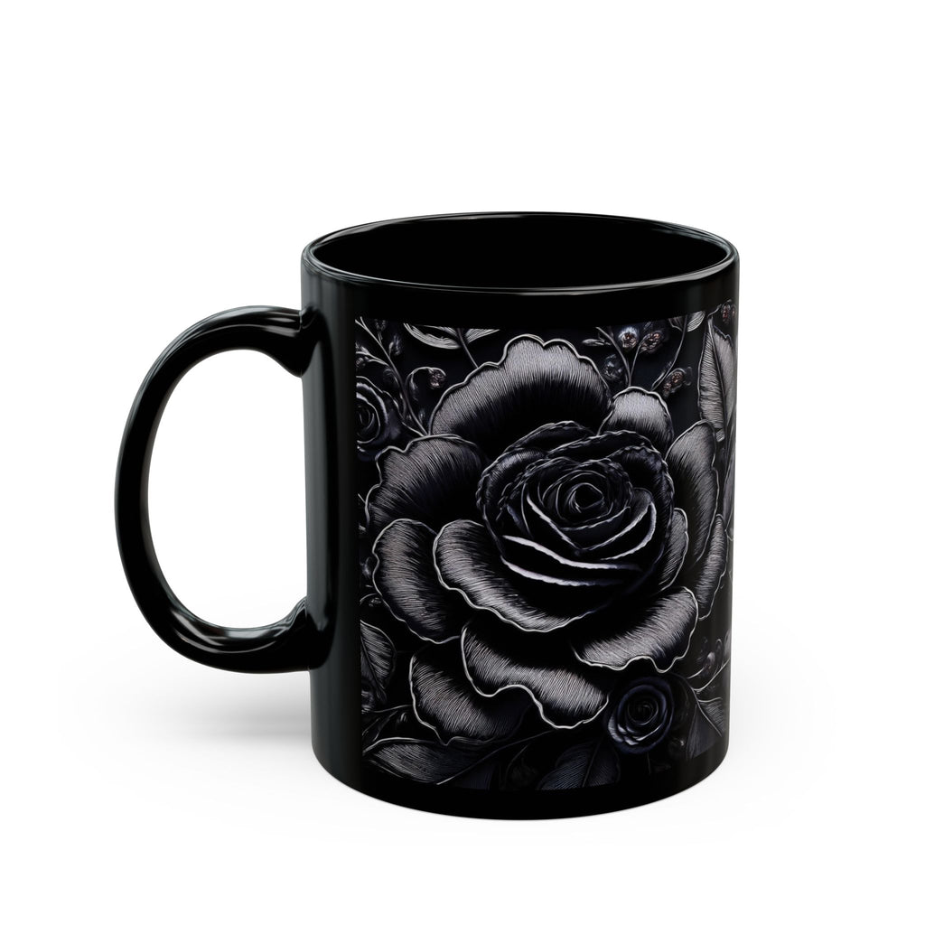 Mug - Midnight Elegance Rose