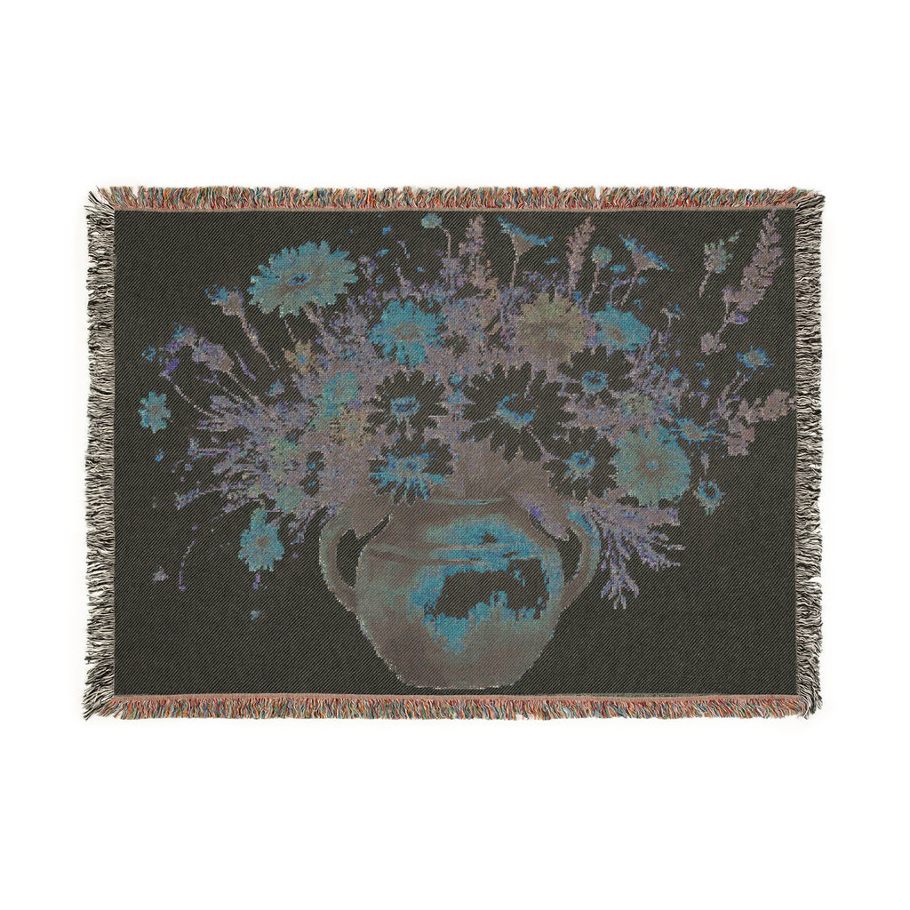 Woven Blanket - Wildflower Vase