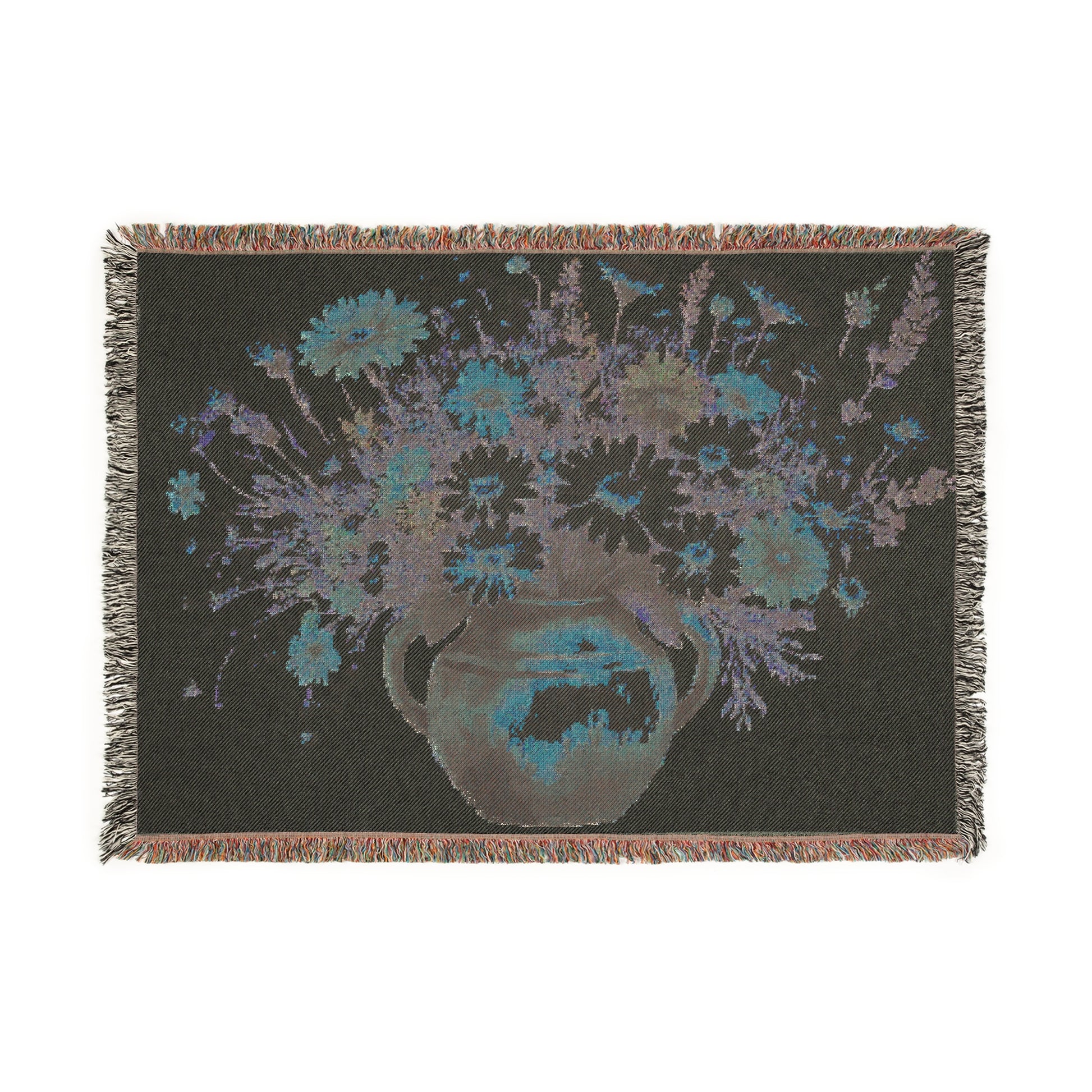 Woven Blanket - Wildflower Vase