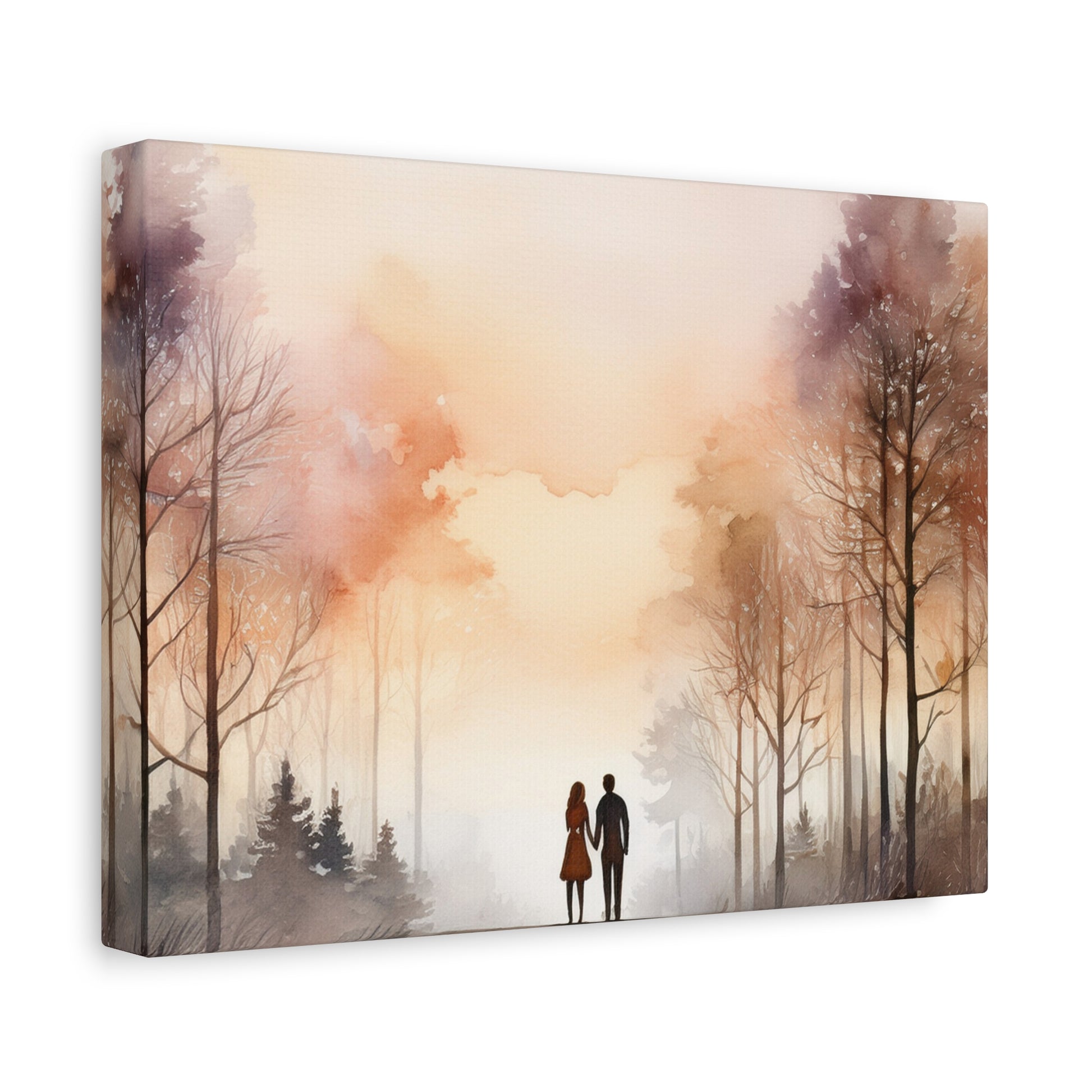 Canvas Wall Art – Together at Sunrise