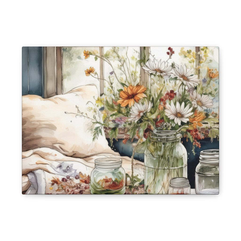 Canvas Wall Art - Cottage Afternoon