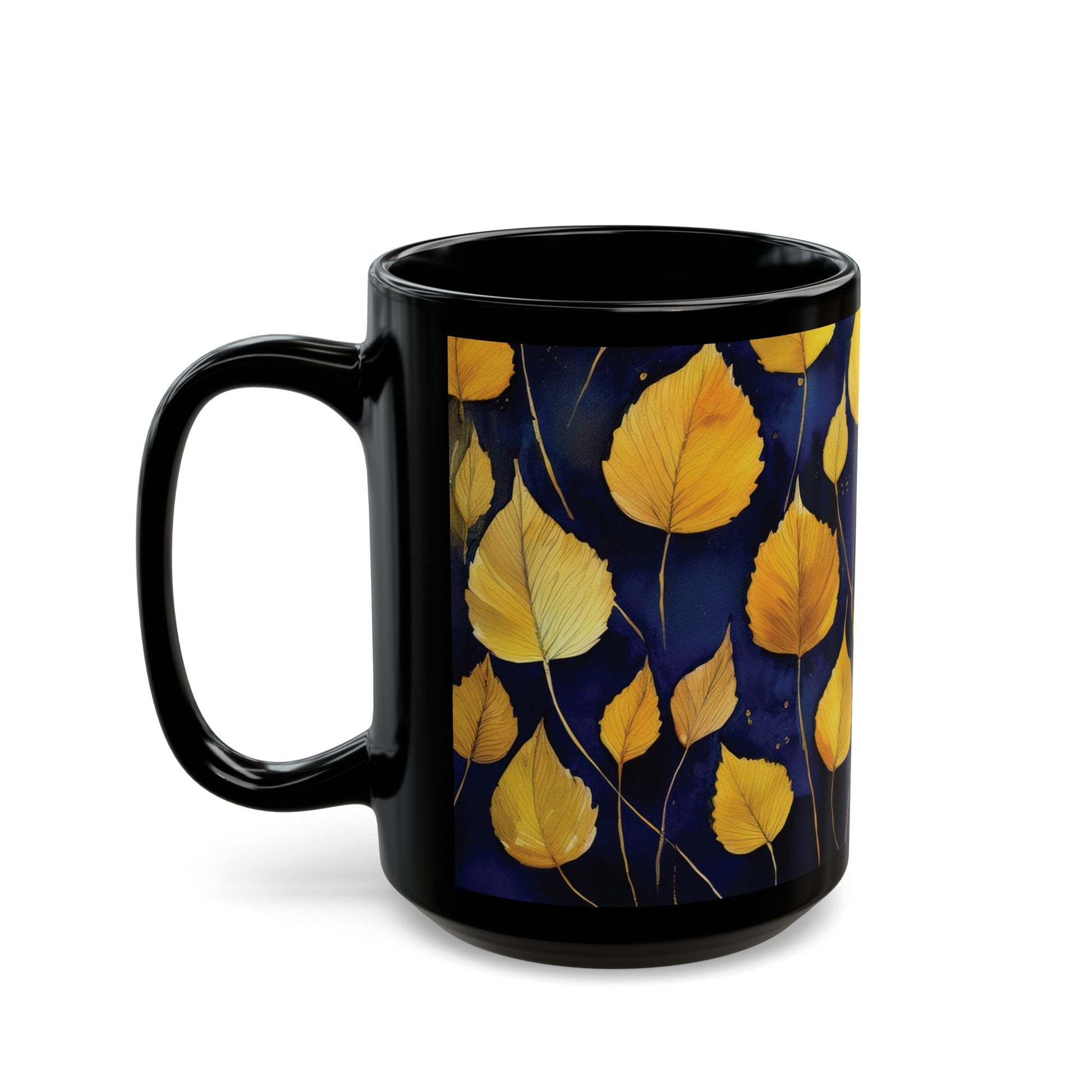 Ceramic Mug – Aspen Leaves