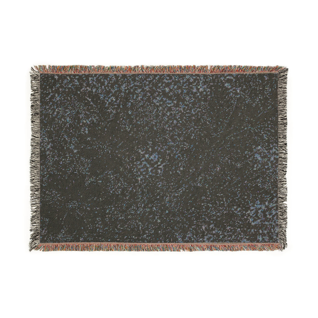 Woven Blanket – Beige Lace Blossom