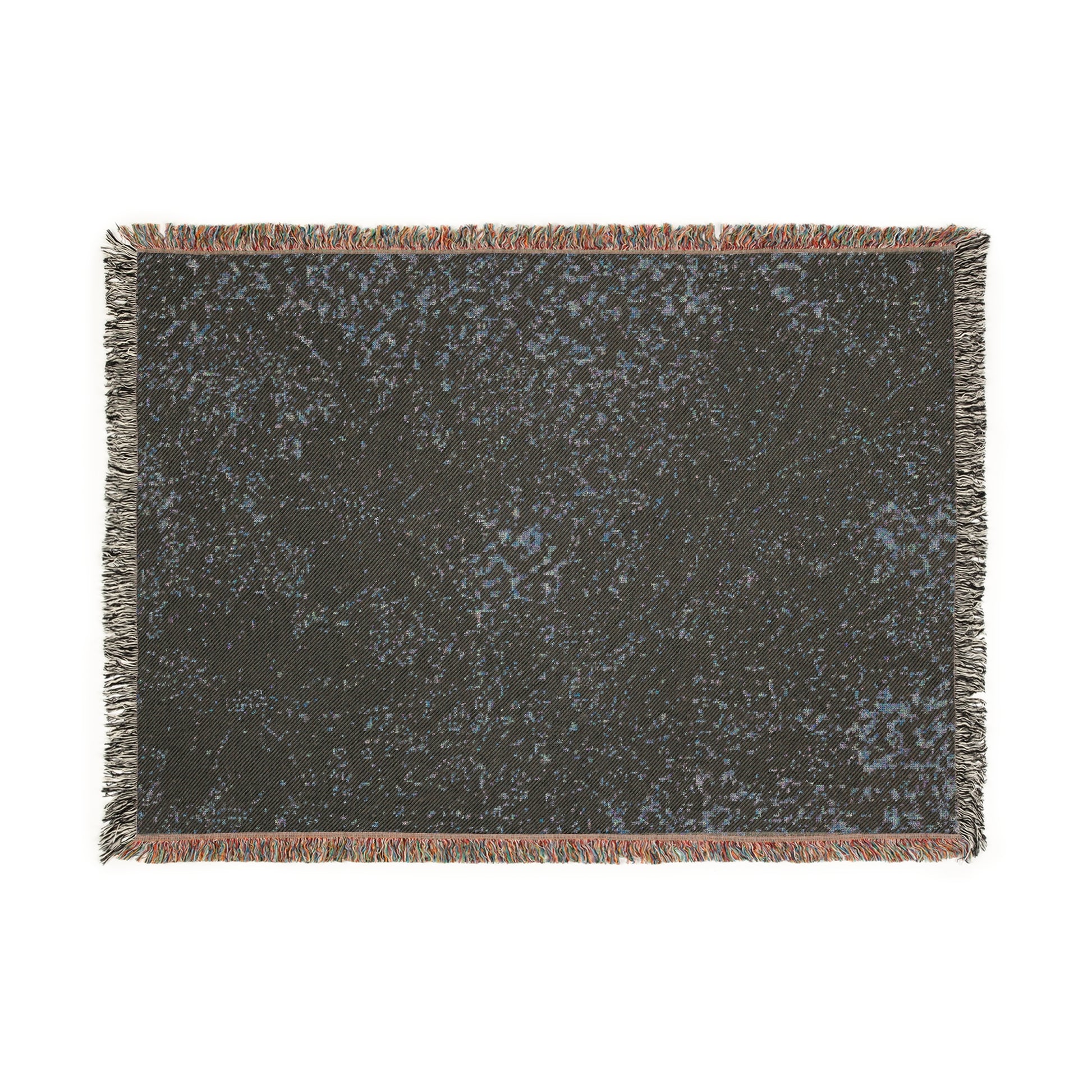 Woven Blanket – Beige Lace Blossom