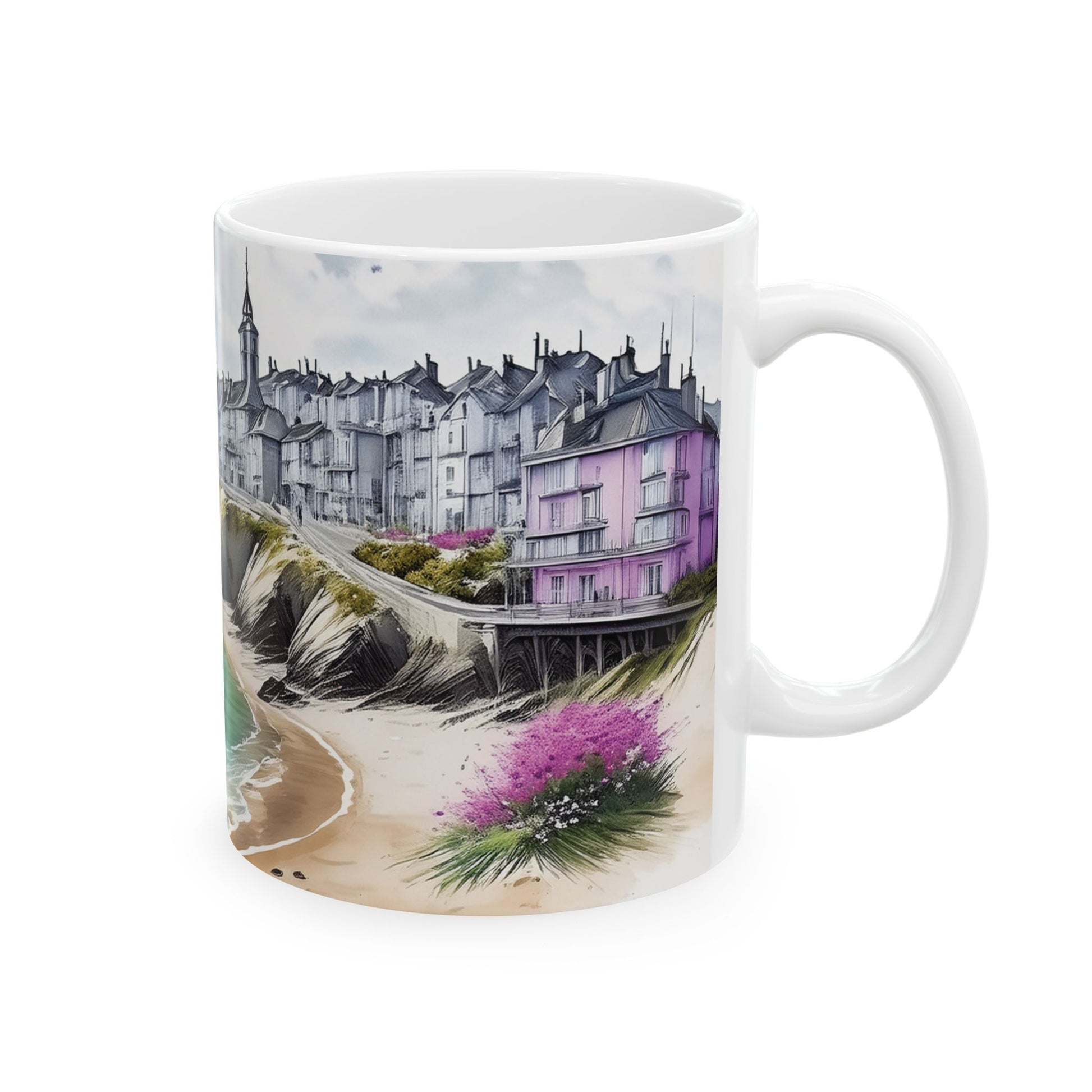 Ceramic Mug – Coastal Village