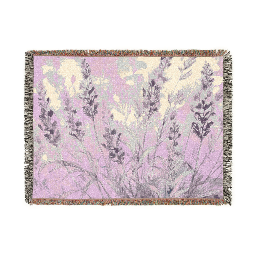 Woven Blanket – Lavender Field