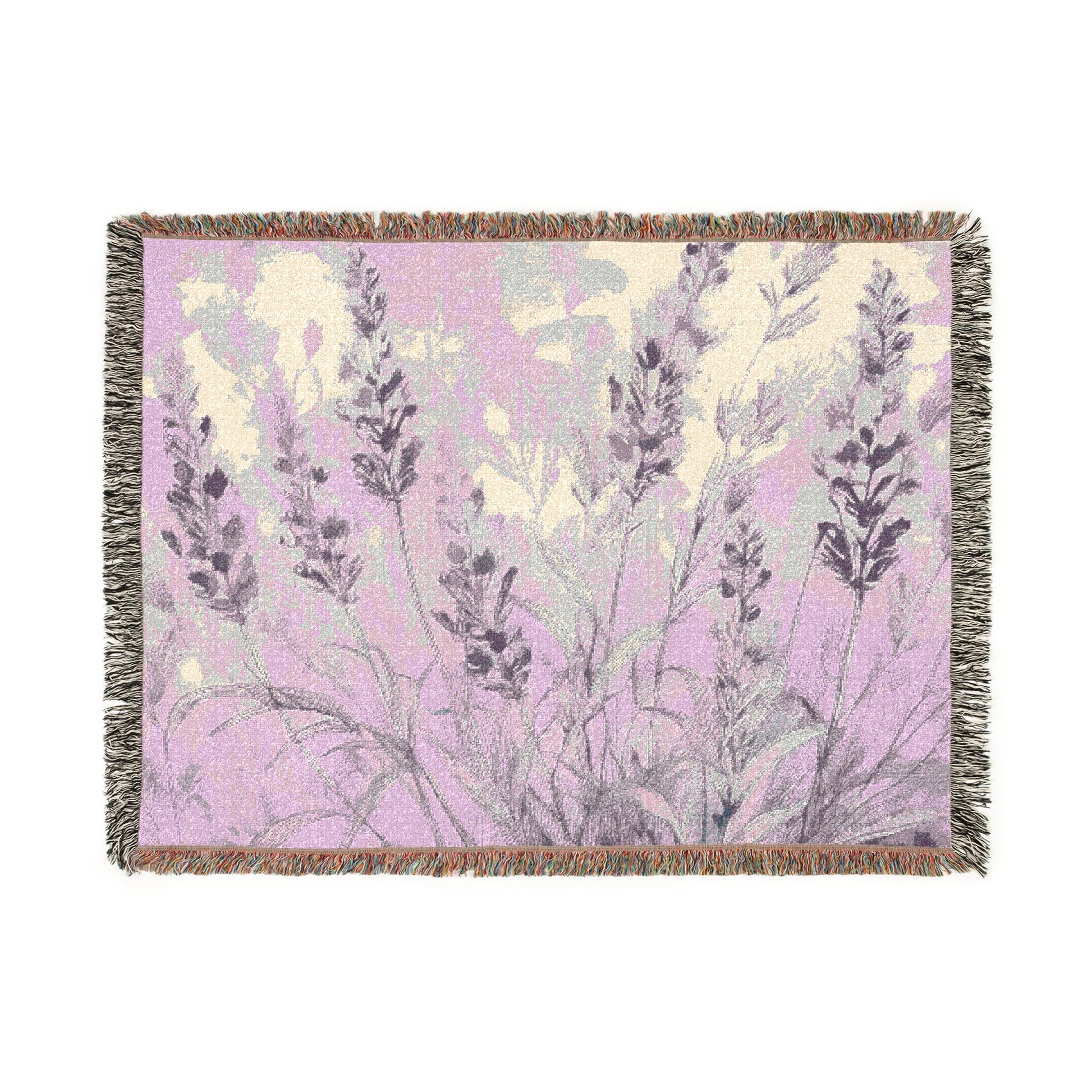 Woven Blanket – Lavender Field
