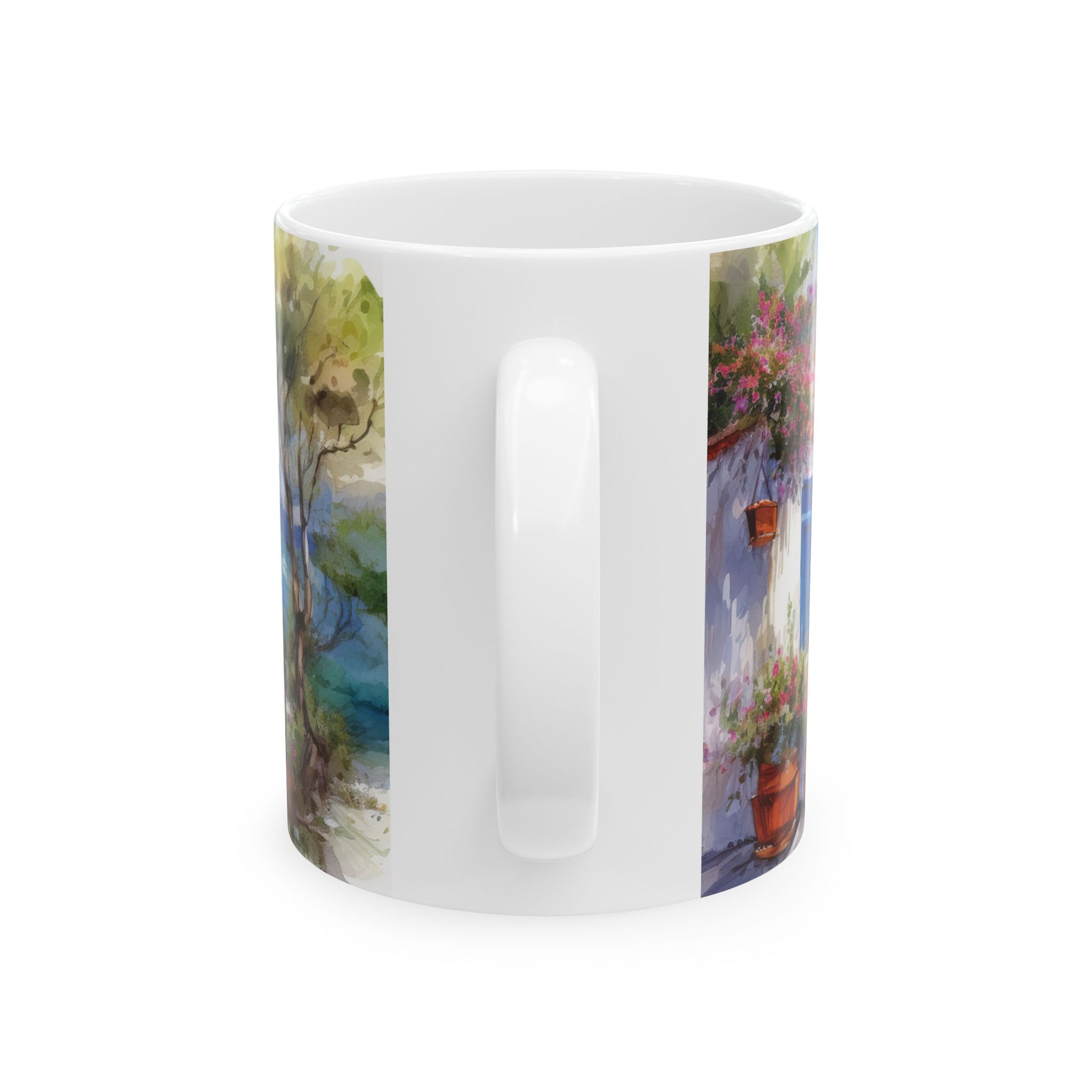 Ceramic Mug – Mediterranean Coastal View